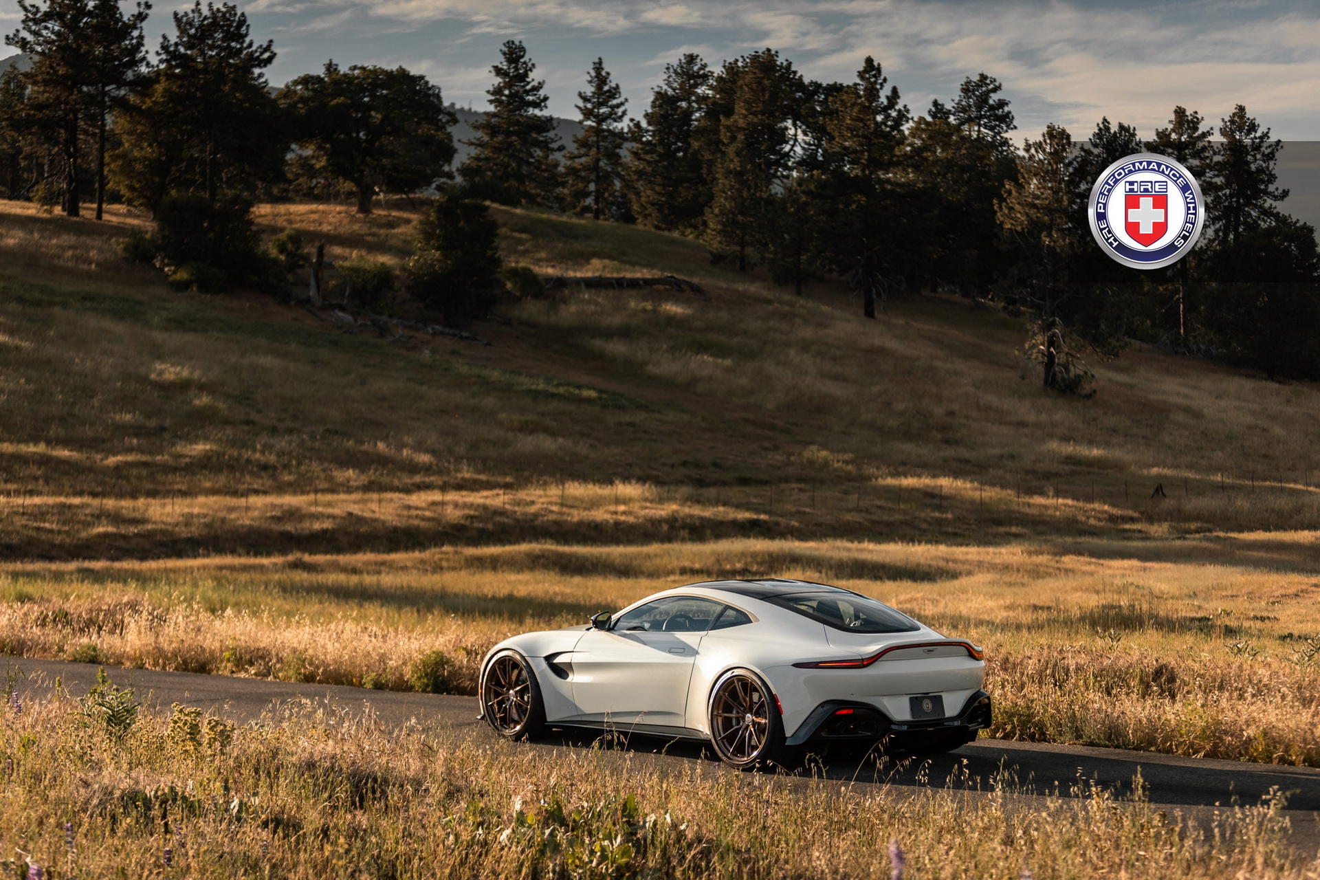 Sun Sets Over Aston Martin Vantage With HRE’s Custom Bronze Rims