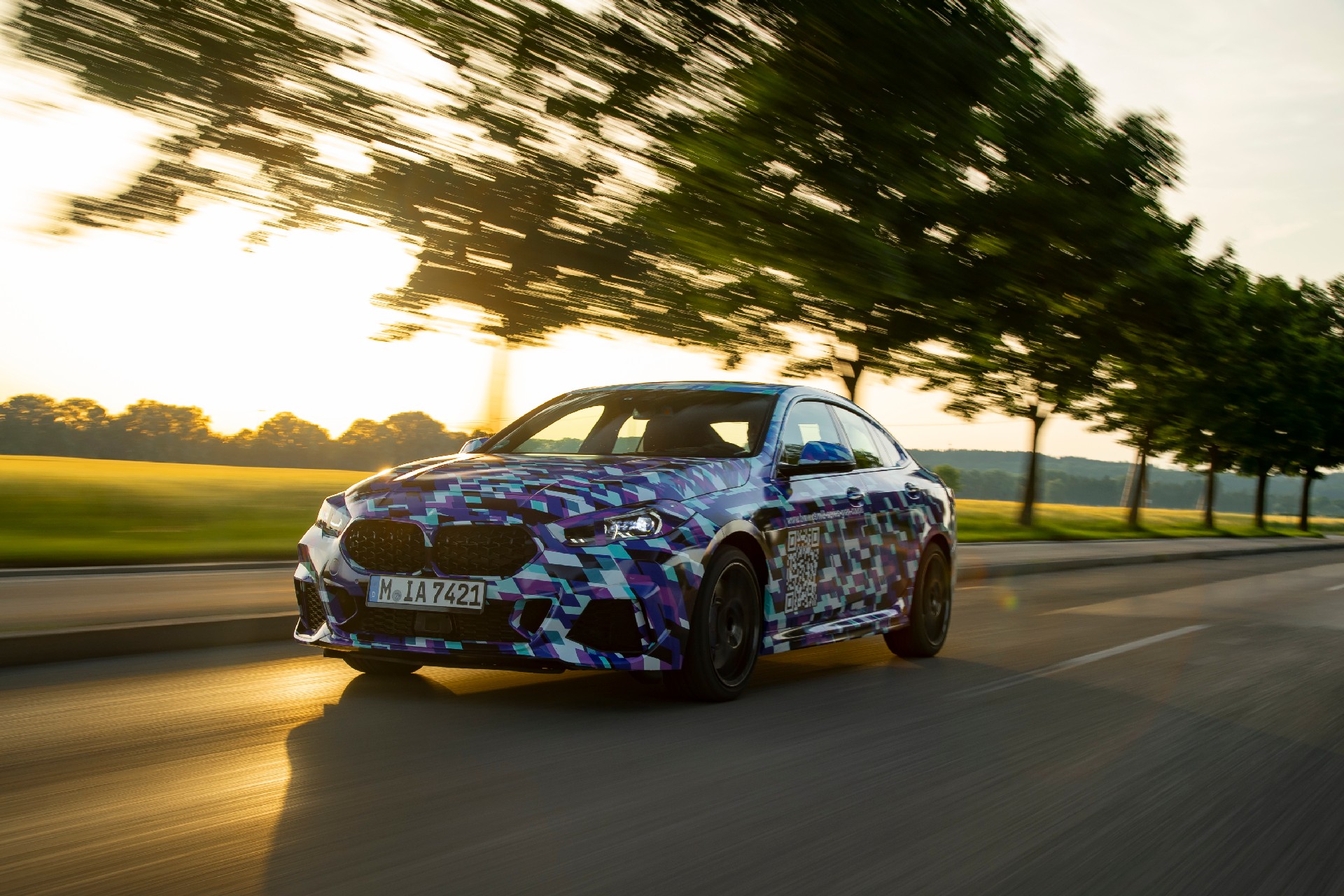 BMW Shows New 2-Series Gran Coupe With Colorful Camo