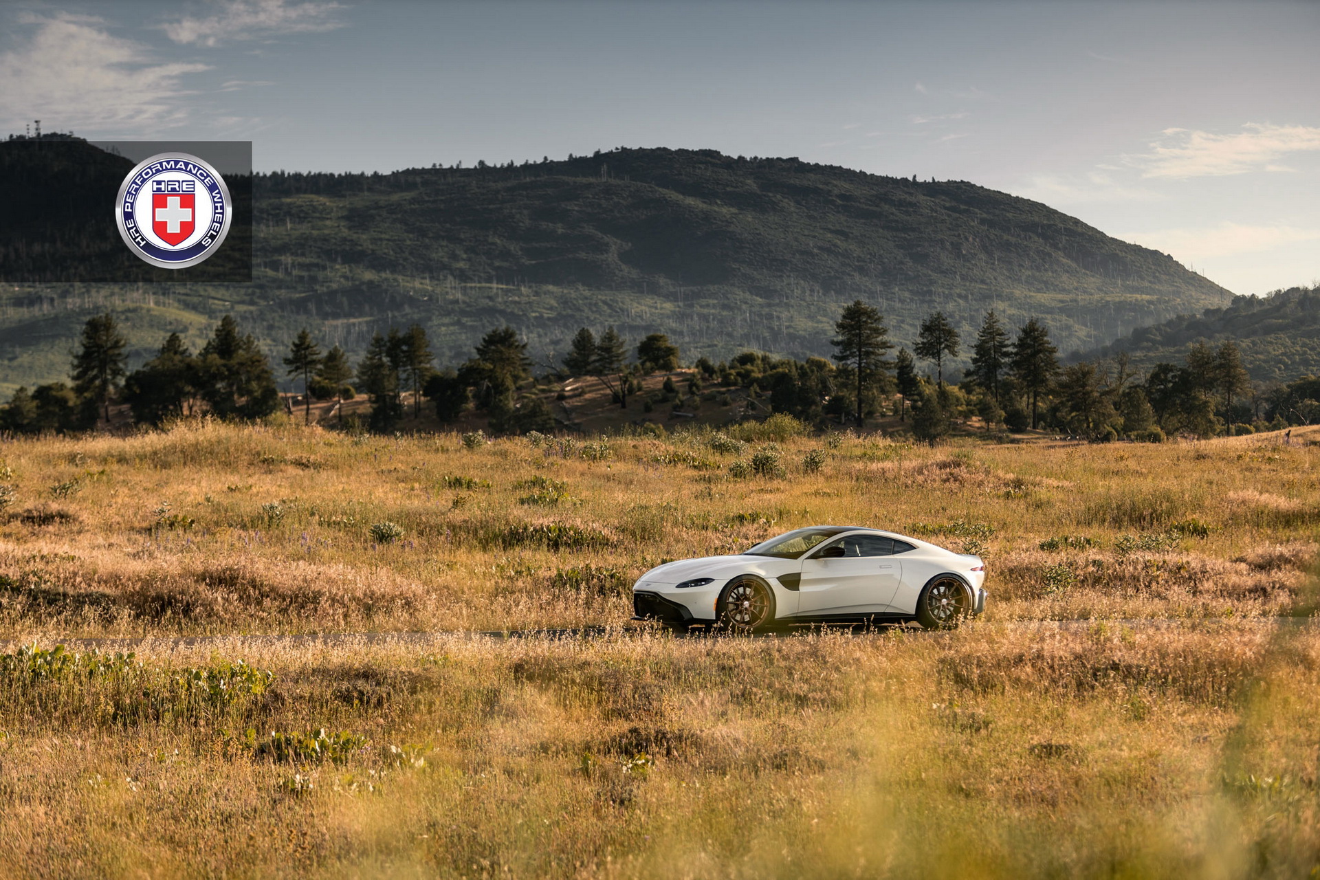 Sun Sets Over Aston Martin Vantage With HRE’s Custom Bronze Rims