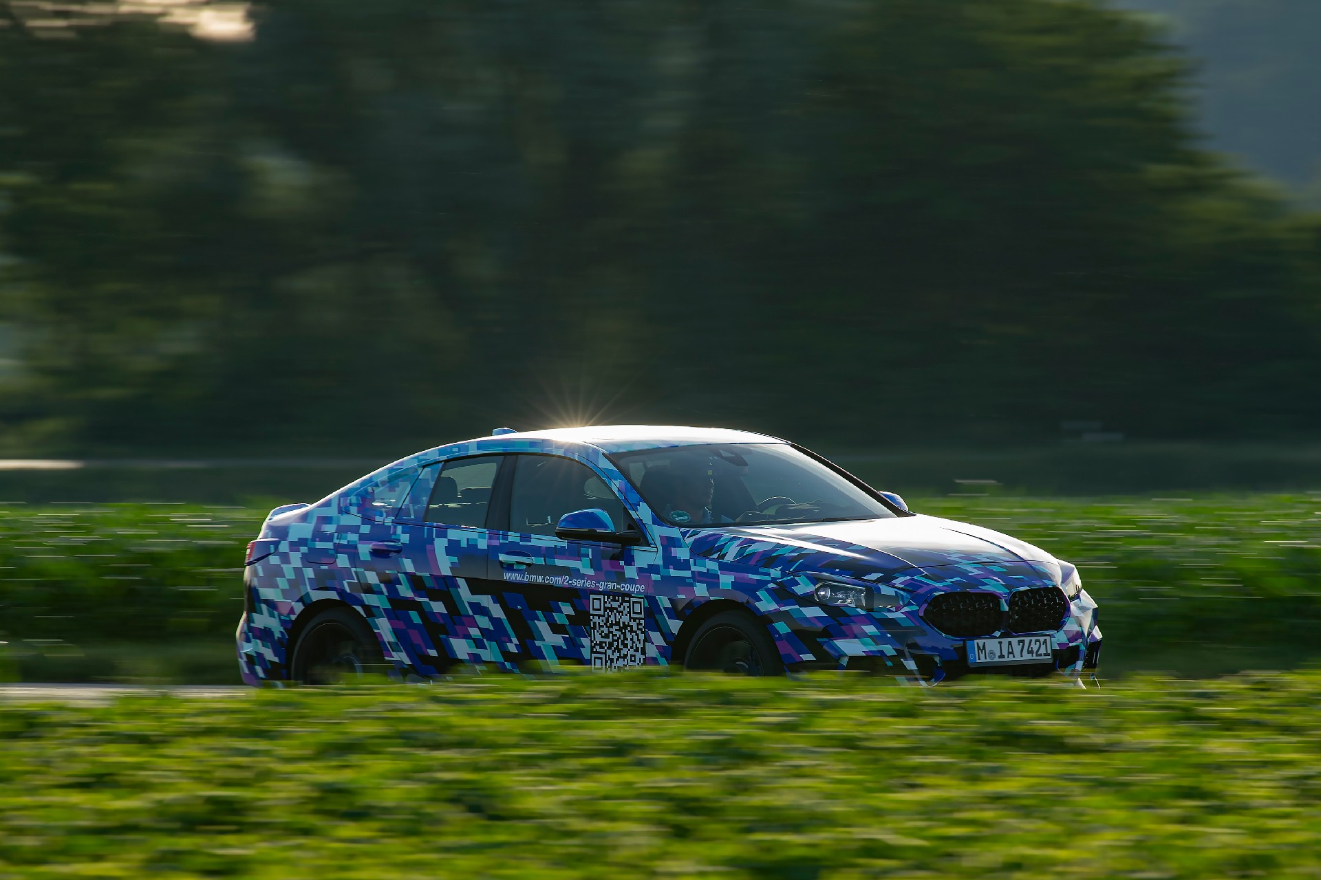 BMW Shows New 2-Series Gran Coupe With Colorful Camo
