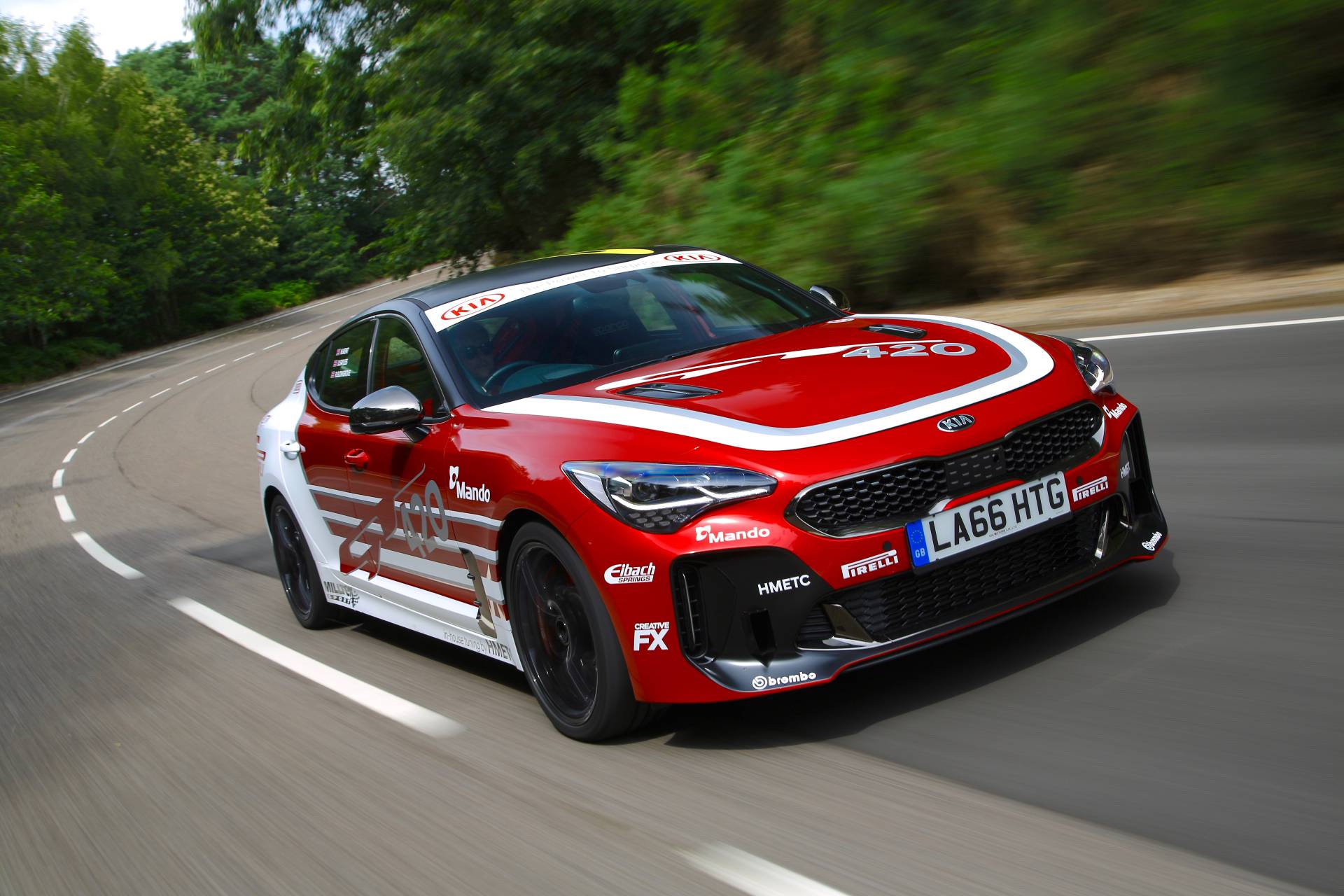 Kia Creates A 422 HP Stinger GT420 “Track Day Monster” After Saving It From The Crusher