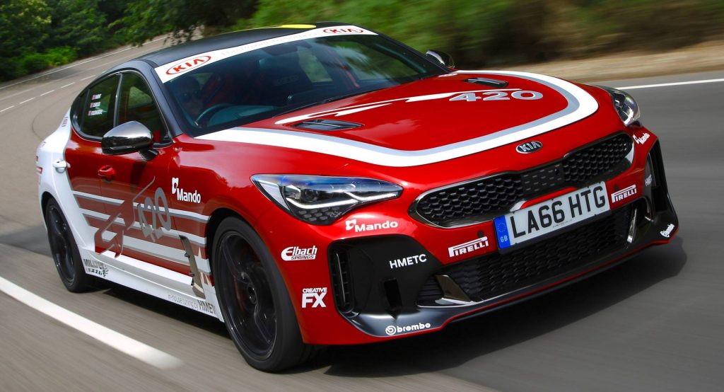  Kia Creates A 422 HP Stinger GT420 “Track Day Monster” After Saving It From The Crusher