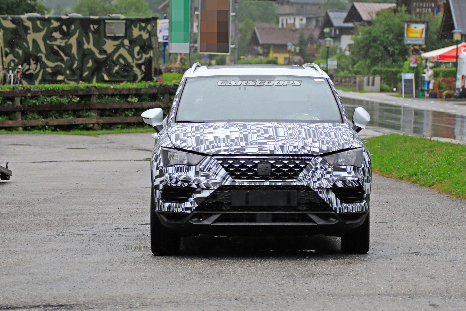 2020 Seat Ateca Facelift Makes Its Spy Debut Hiding A Subtle Design Refresh