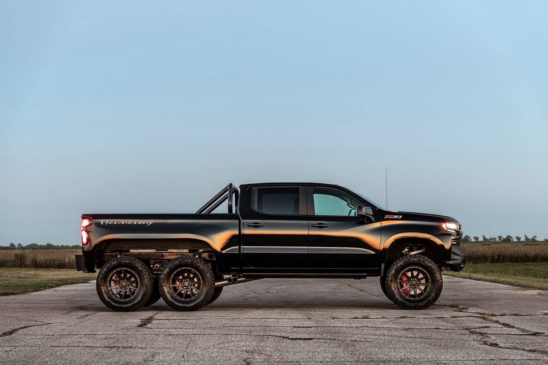 Hennessey Gives Chevy Silverado Extra Pair Of Wheels, Calls It The Goliath 6×6