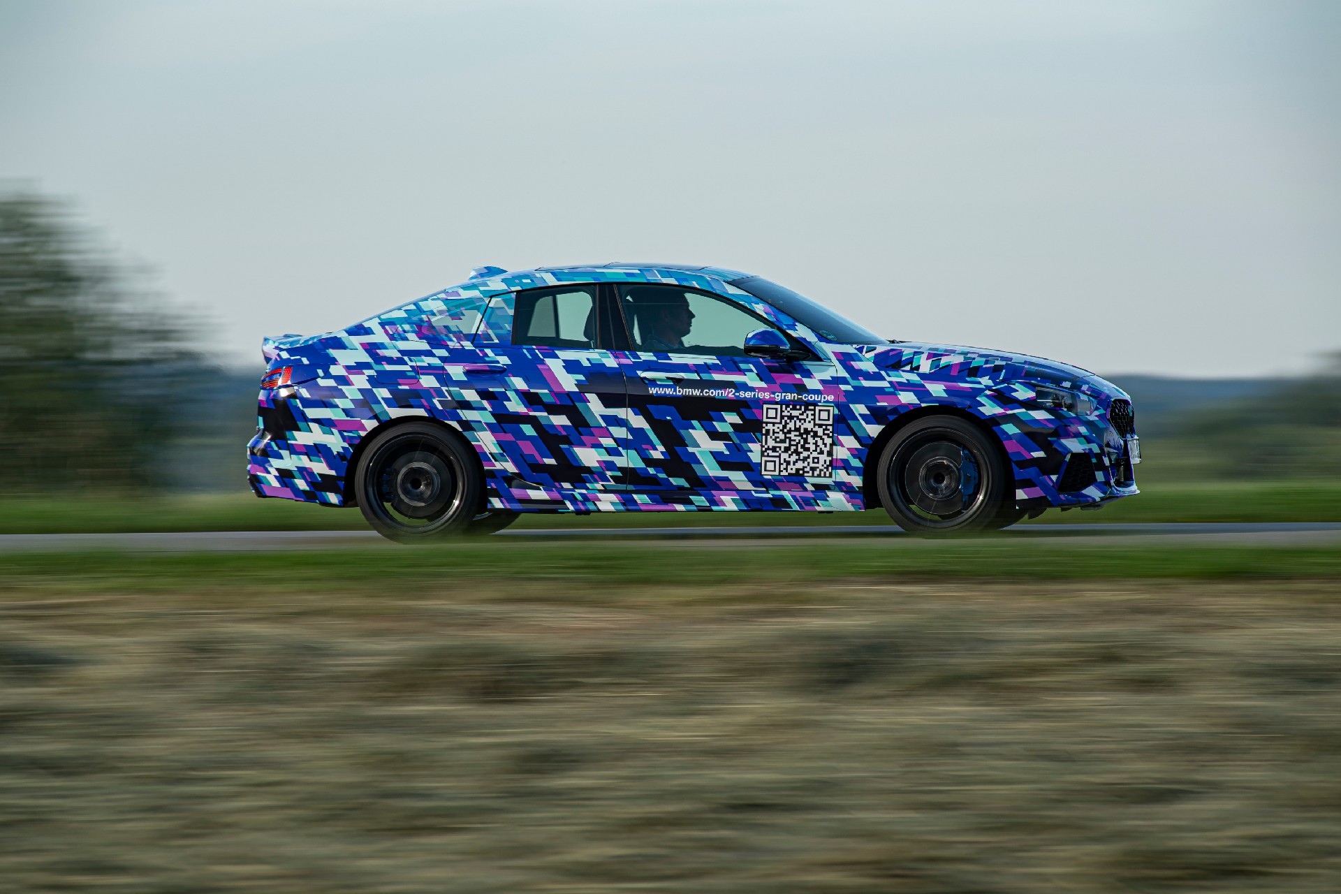 BMW Shows New 2-Series Gran Coupe With Colorful Camo
