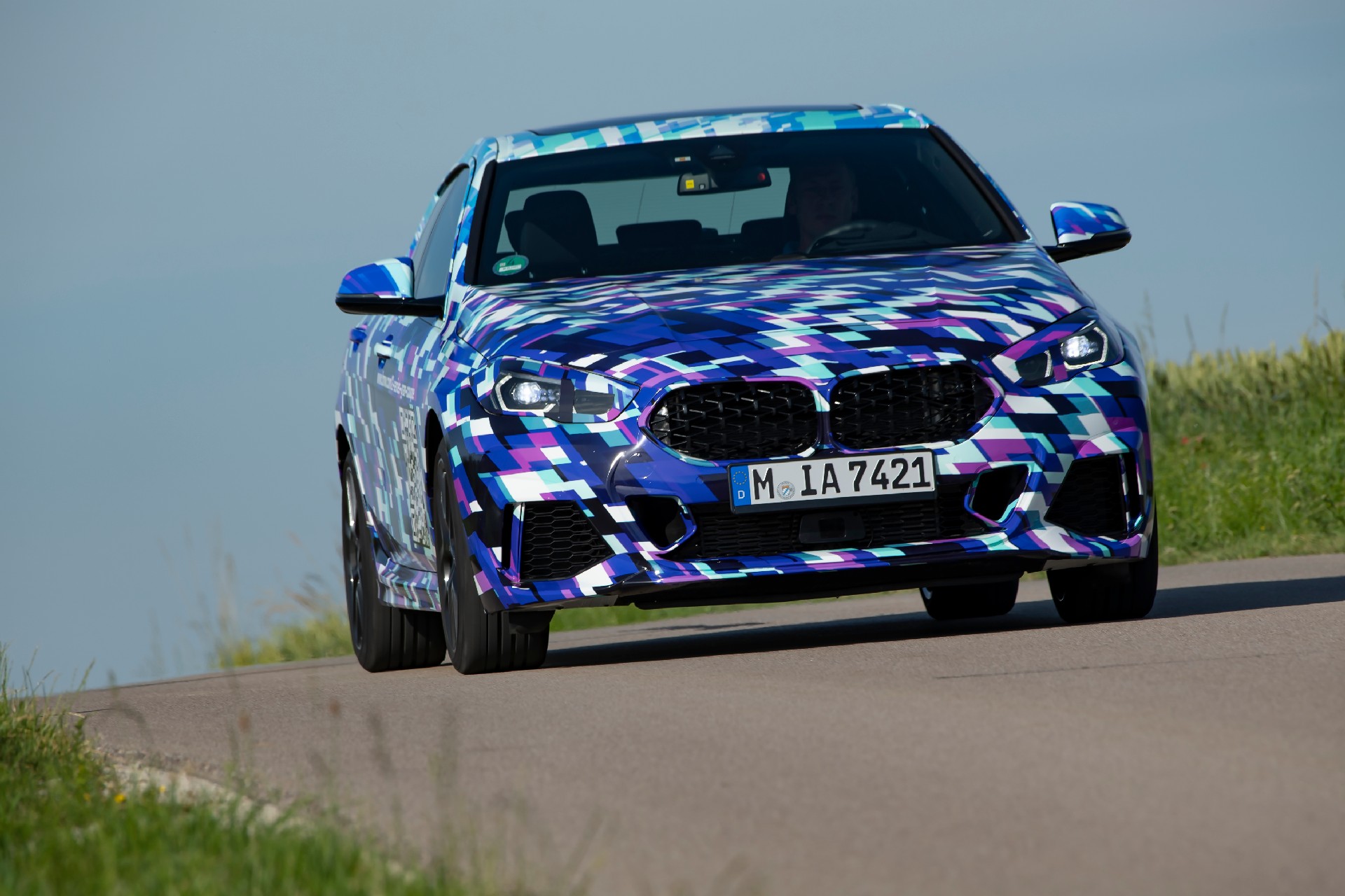 BMW Shows New 2-Series Gran Coupe With Colorful Camo
