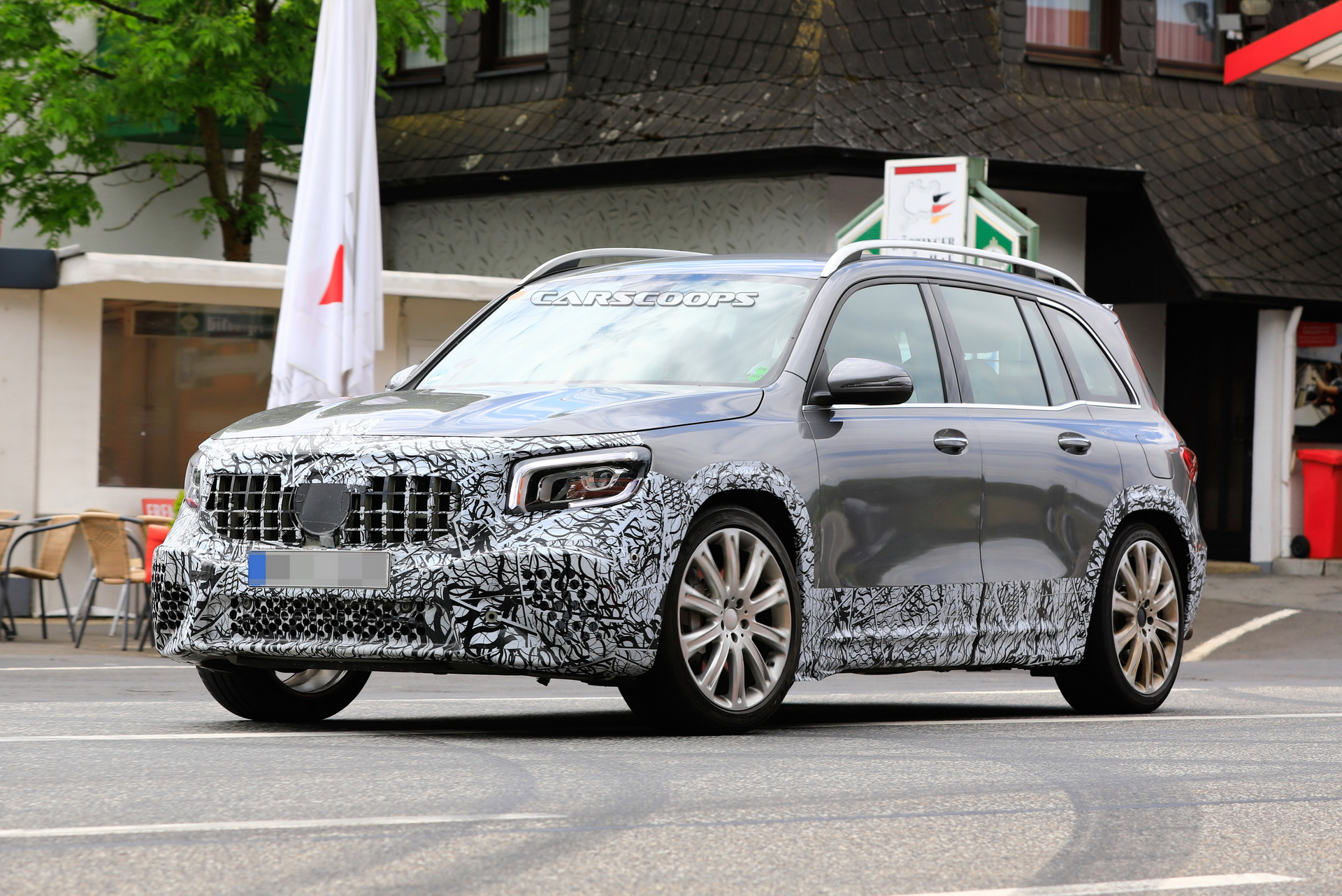 2020 Mercedes AMG GLB 45: 415HP Compact SUV Shows More Skin In Latest Spy Shots