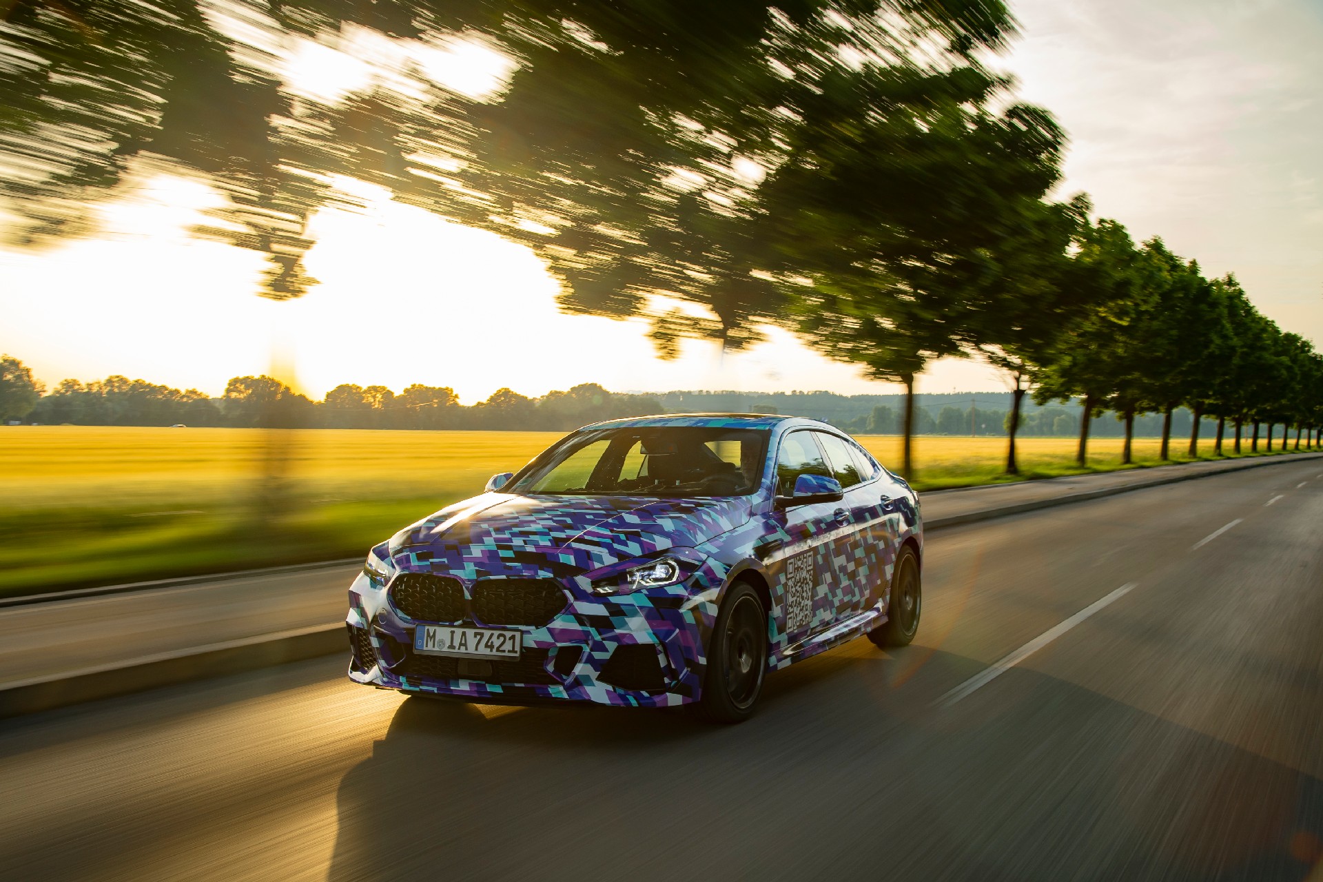 BMW Shows New 2-Series Gran Coupe With Colorful Camo