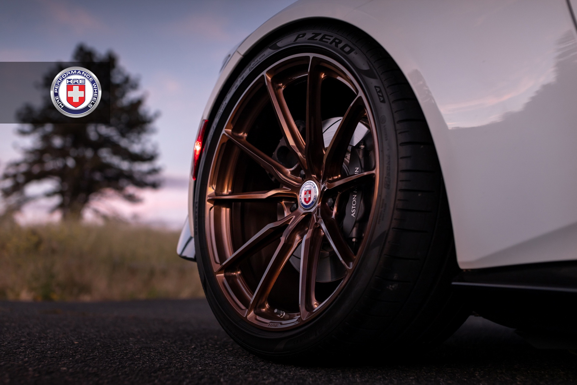 Sun Sets Over Aston Martin Vantage With HRE’s Custom Bronze Rims