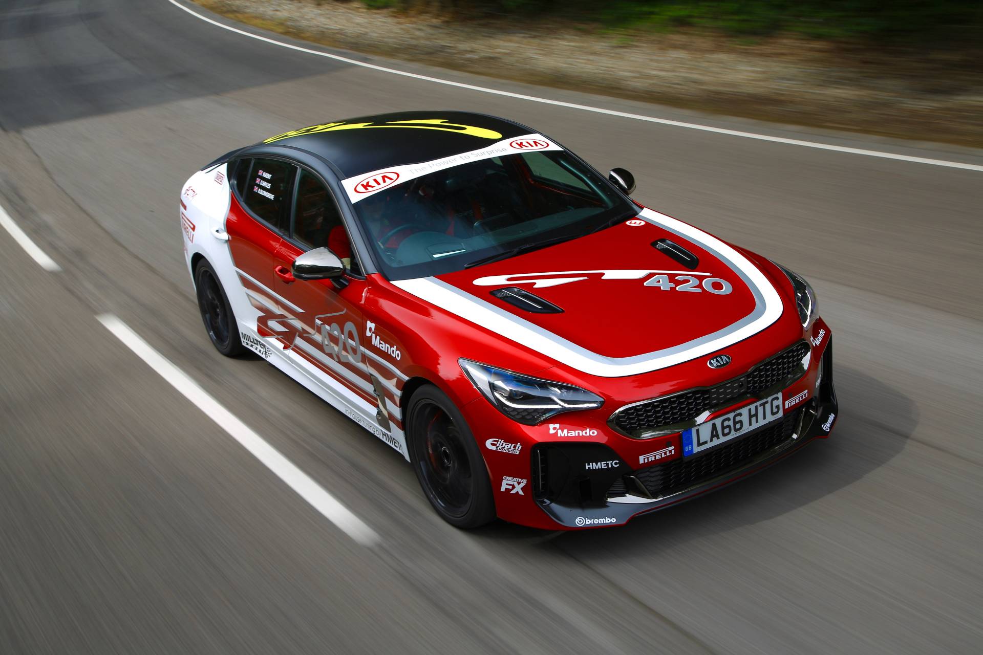 Kia Creates A 422 HP Stinger GT420 “Track Day Monster” After Saving It From The Crusher