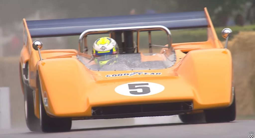  McLaren’s Lando Norris Has A Ball Driving The M8D Can-Am