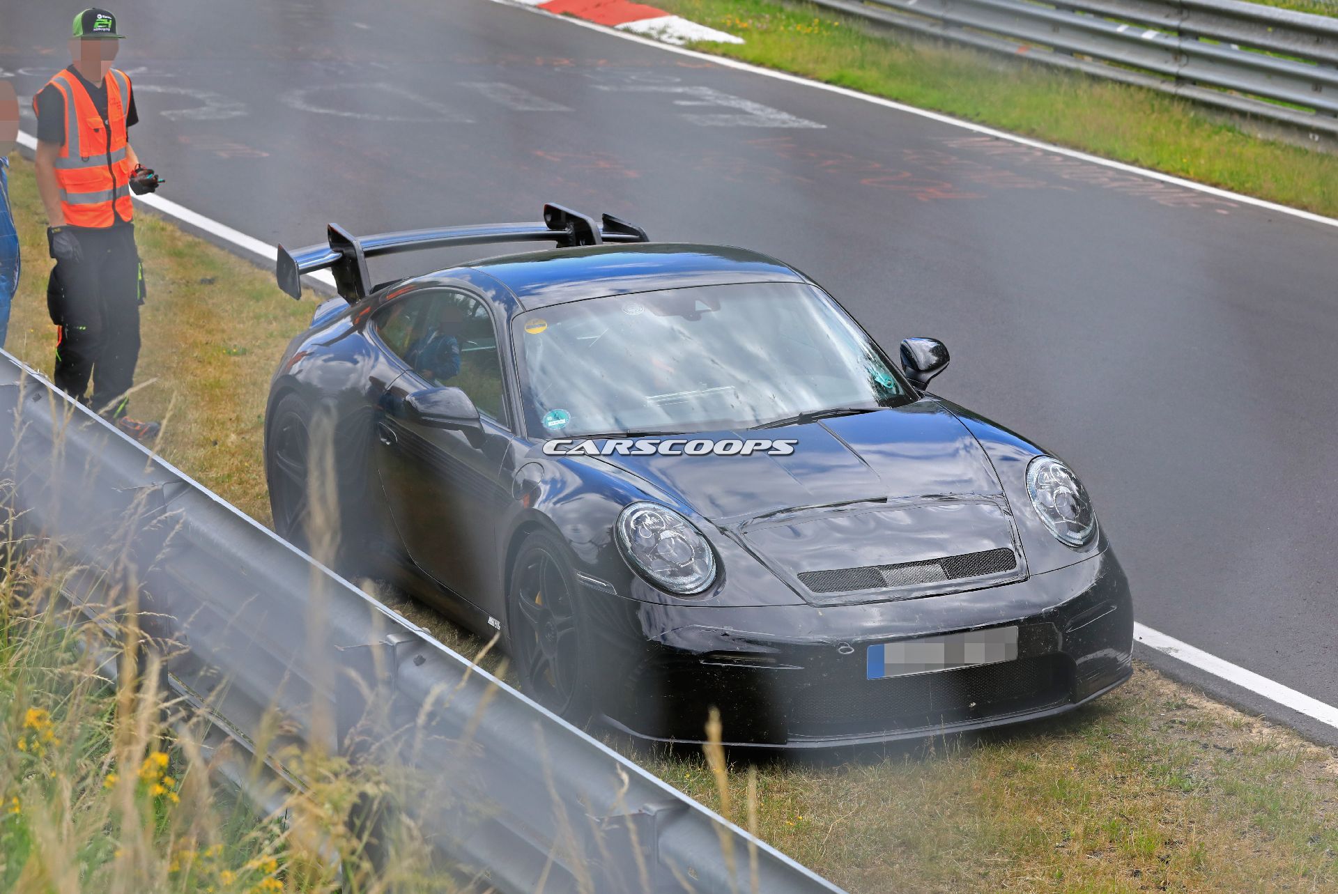 2020 Porsche 911 GT3 Test Car Breaks Down In The Middle Of A ‘Ring Session