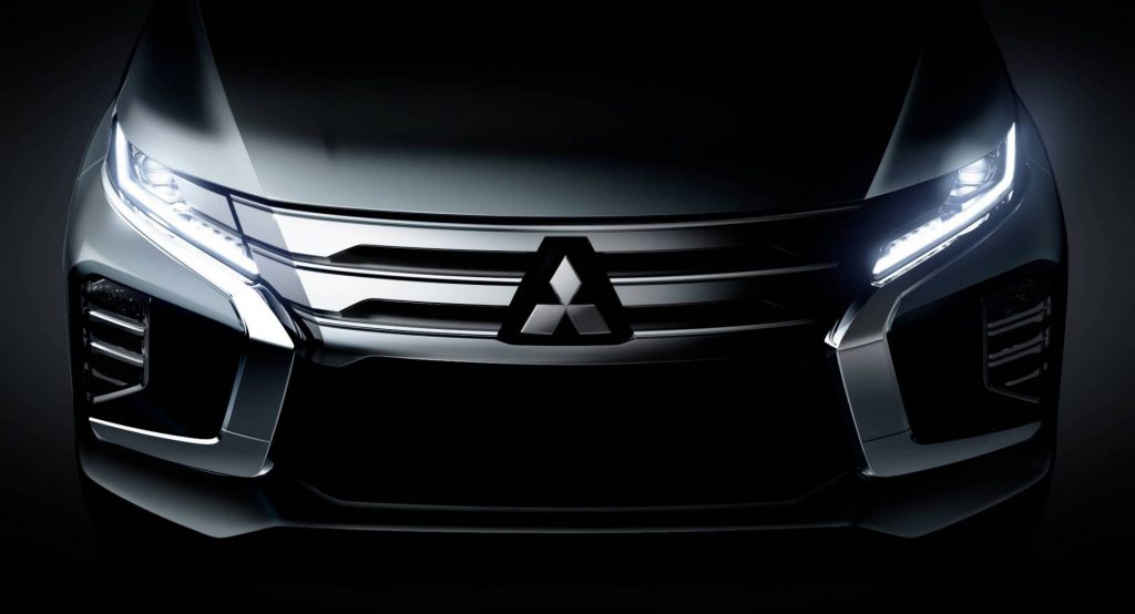  2020 Mitsubishi Pajero Sport Shows Updated Face Ahead Of July 25 Reveal