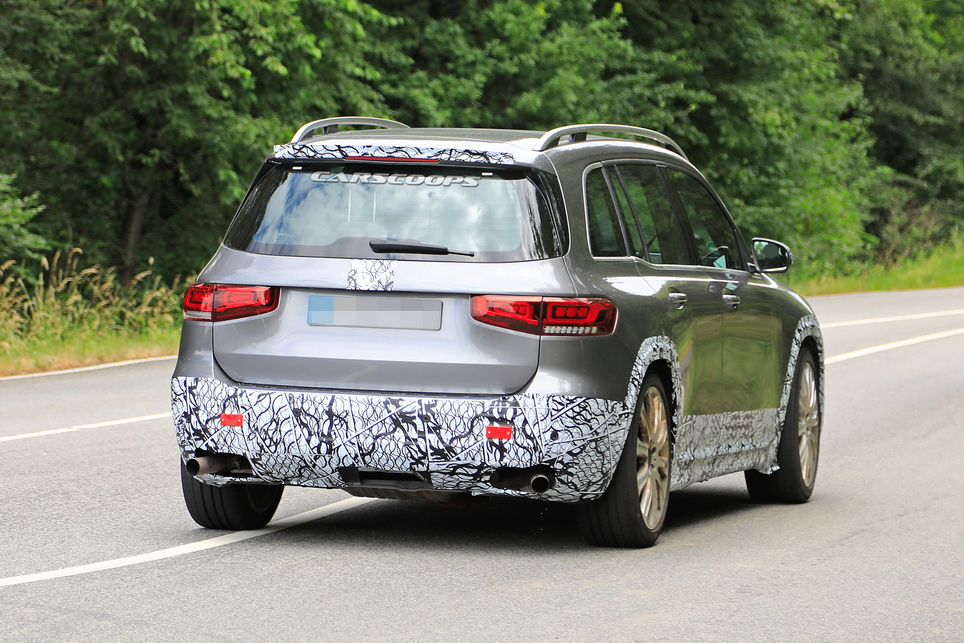 2020 Mercedes AMG GLB 45: 415HP Compact SUV Shows More Skin In Latest Spy Shots