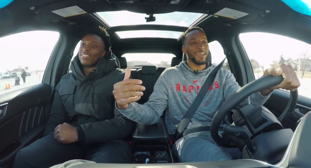  Toronto Raptors’ Champs Test Their Skills In The 2019 Ford Edge