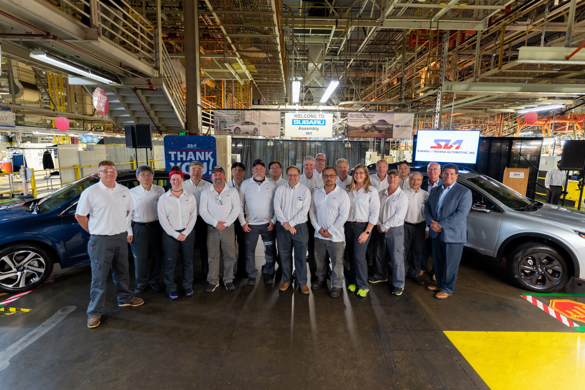 First 2020 Subaru Legacy and Outback Roll Off Indiana Factory’s Production Line