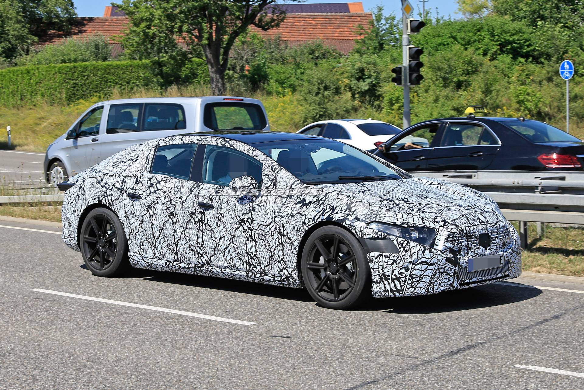 2021 Mercedes EQS Electric Flagship Shows Production Body, Should Porsche Taycan Worry?