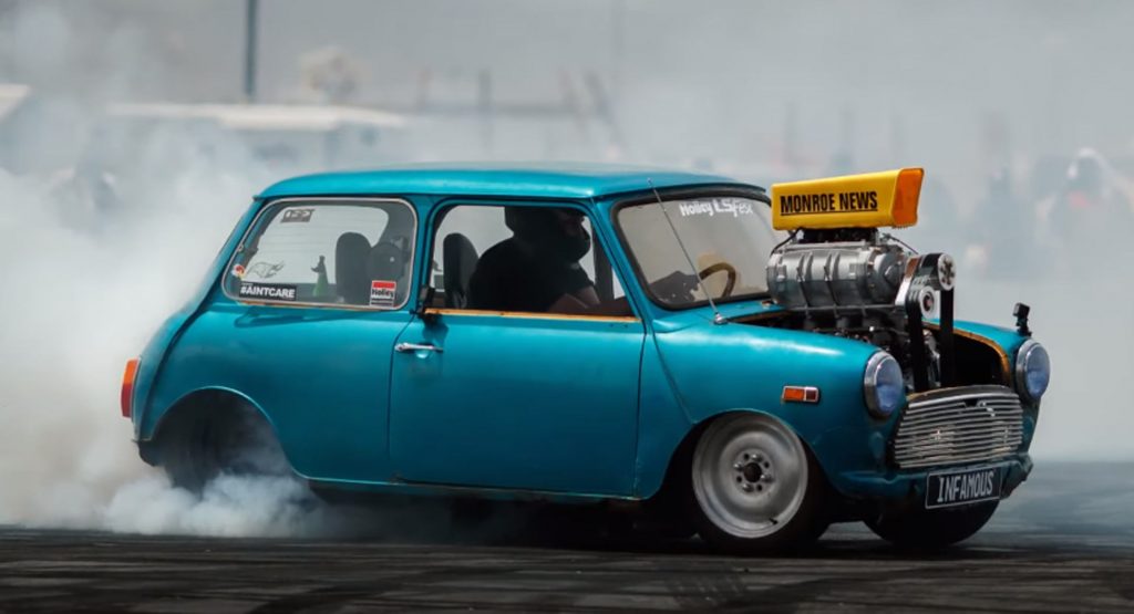  This 600 HP, V8-Powered Mini Is The Mother Of All Engine Swaps