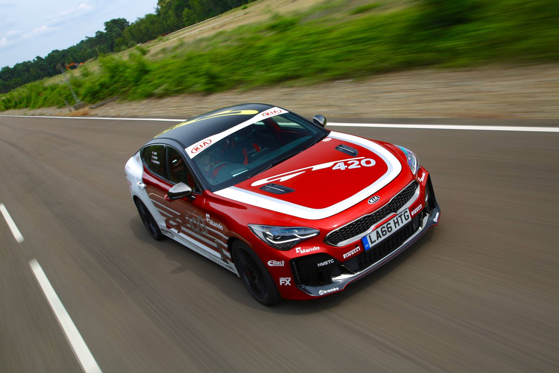 Kia Creates A 422 HP Stinger GT420 “Track Day Monster” After Saving It From The Crusher