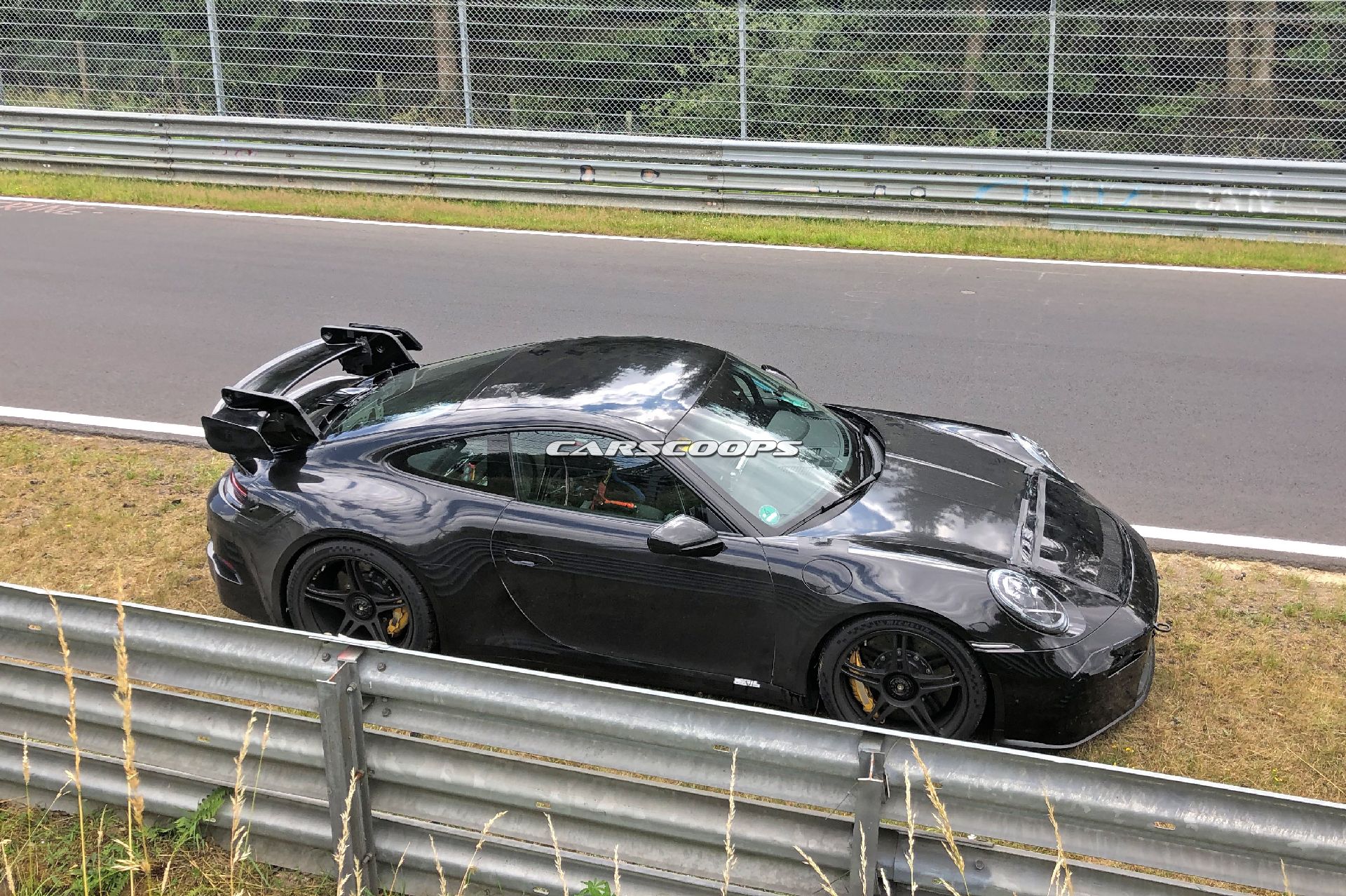 2020 Porsche 911 GT3 Test Car Breaks Down In The Middle Of A ‘Ring Session