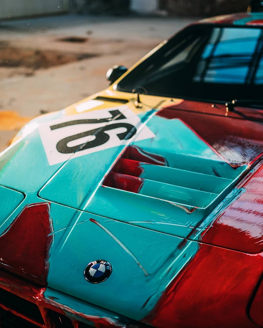 BMW M1 Art Car By Andy Warhol Poses For The Camera For Its 40th Birthday