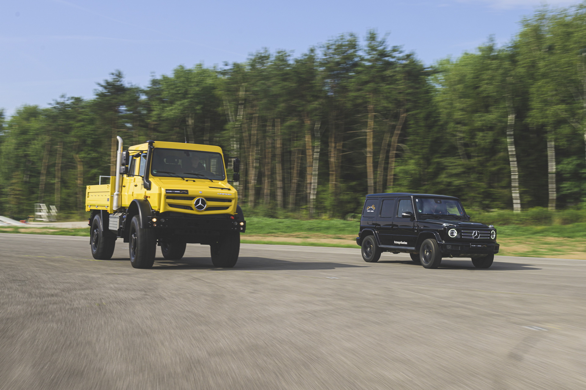 Mercedes-Benz Brings New G-Class And Unimog Together For A Summit
