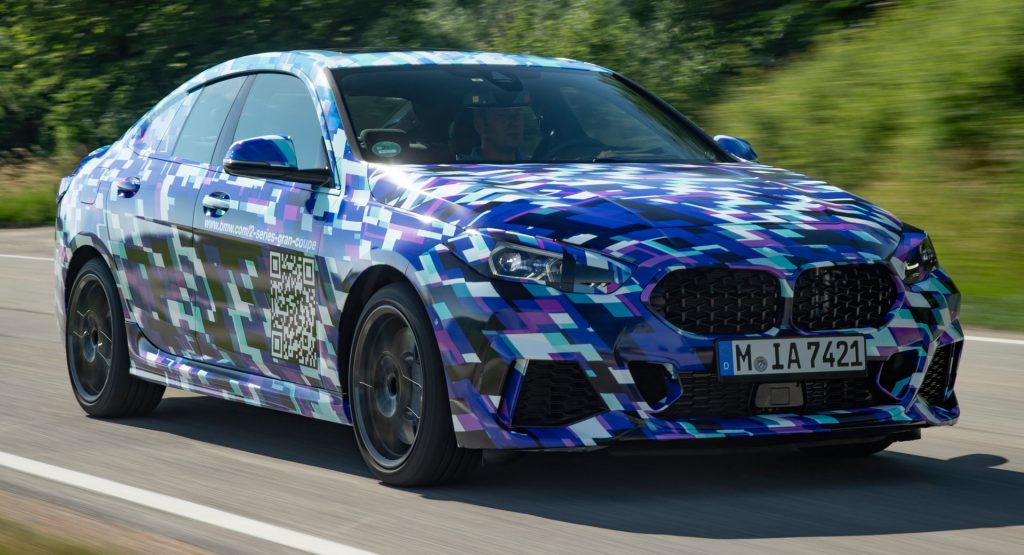  BMW Shows New 2-Series Gran Coupe With Colorful Camo