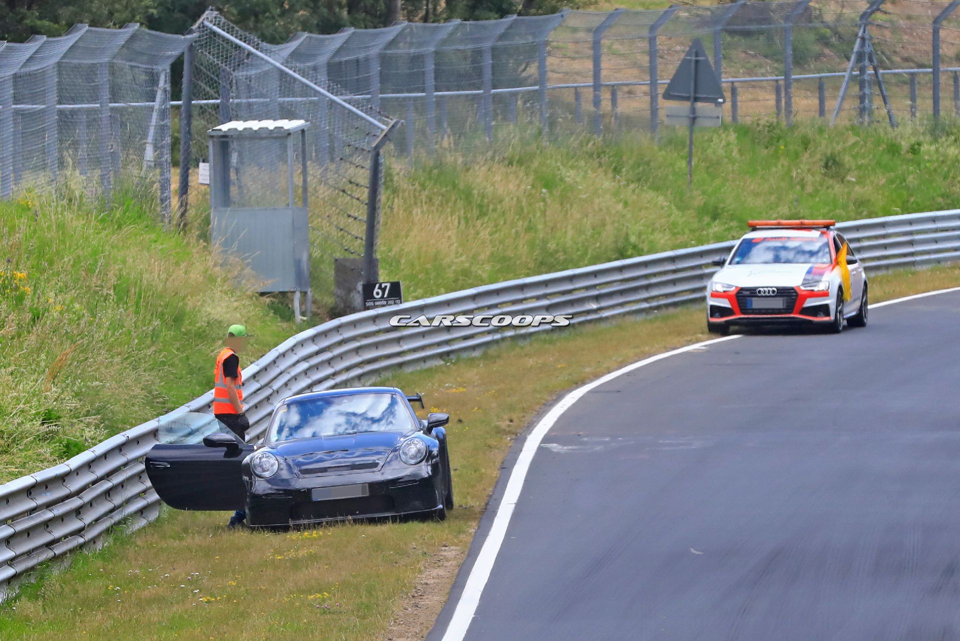 2020 Porsche 911 GT3 Test Car Breaks Down In The Middle Of A ‘Ring Session