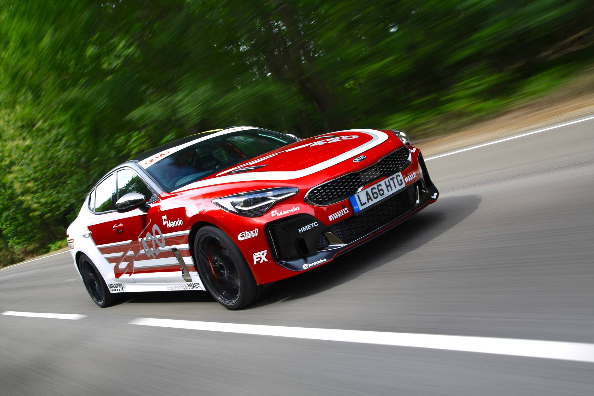 Kia Creates A 422 HP Stinger GT420 “Track Day Monster” After Saving It From The Crusher