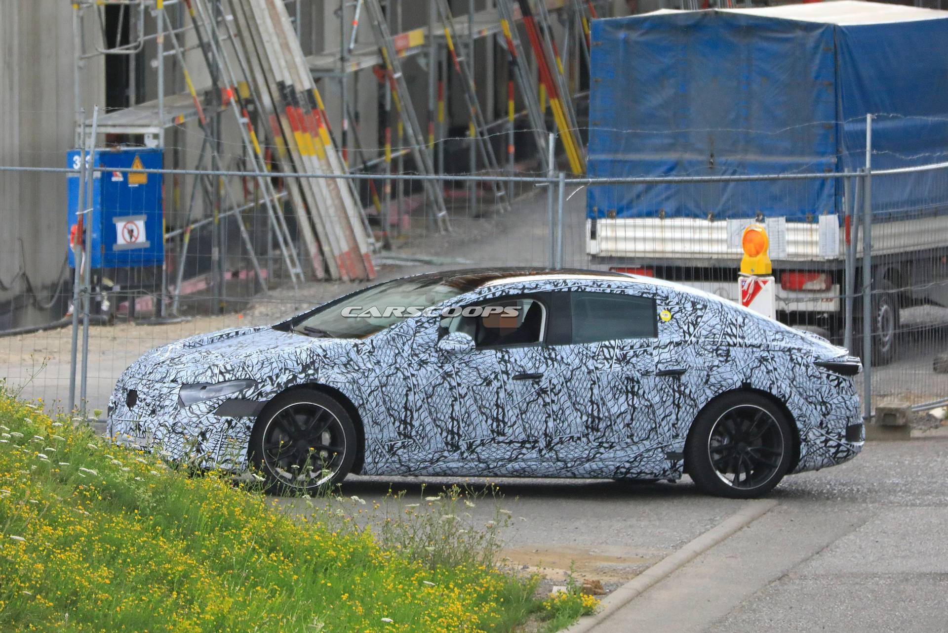 2021 Mercedes EQS Electric Flagship Shows Production Body, Should Porsche Taycan Worry?