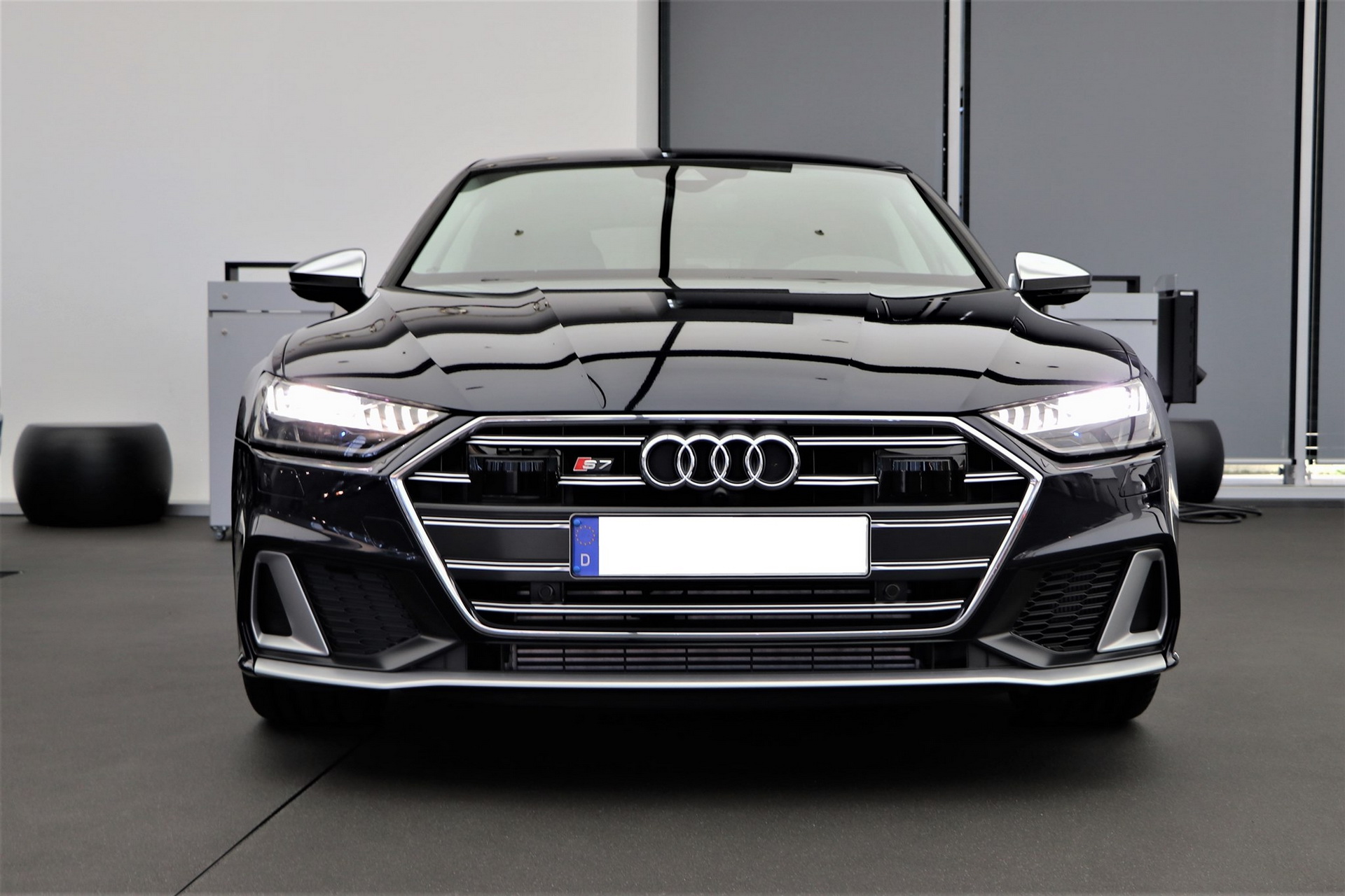 2020 Audi S7 On Display With Firmament Blue Metallic Exterior
