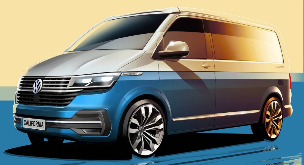  VW Previews Facelifted 2020 California 6.1 Camper Van