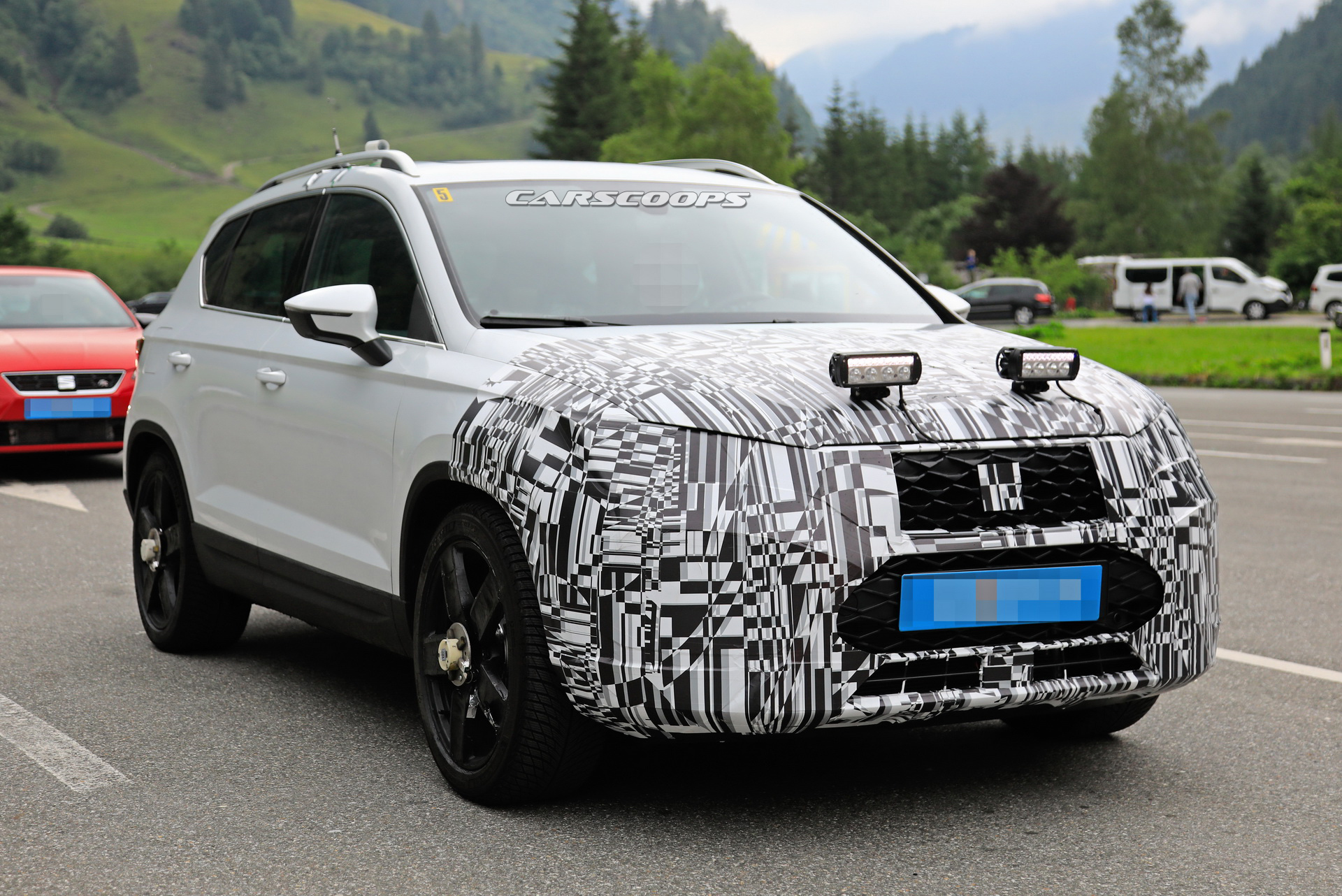 2020 Seat Ateca Facelift Makes Its Spy Debut Hiding A Subtle Design Refresh