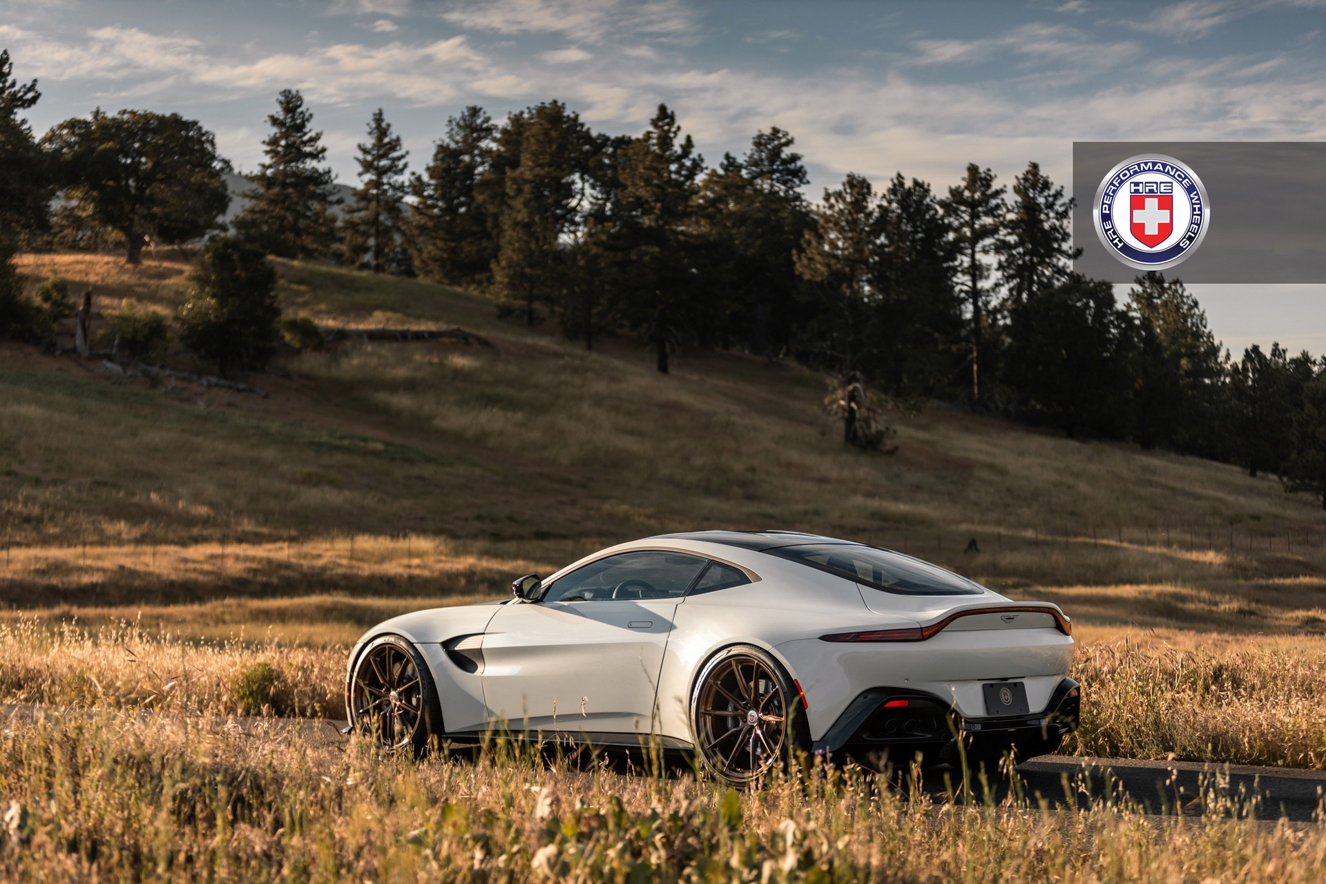 Sun Sets Over Aston Martin Vantage With HRE’s Custom Bronze Rims