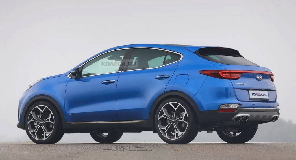 2020 Kia Sportage Looks Even Better As An Suv Coupe Carscoops