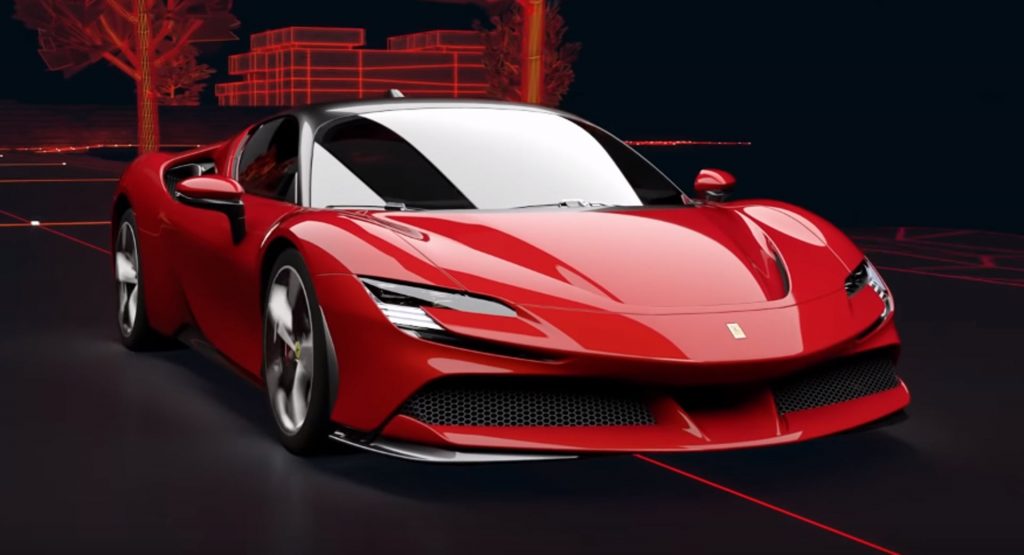 See How The Ferrari SF90’s Hybrid Powertrain That Has A Front-Wheel Drive Mode Works