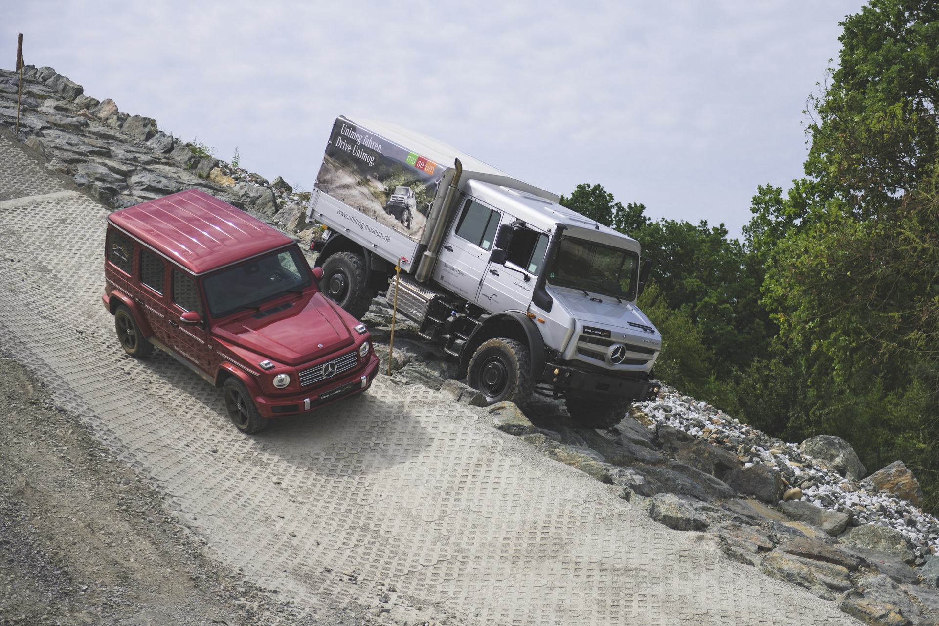 Mercedes-Benz Brings New G-Class And Unimog Together For A Summit