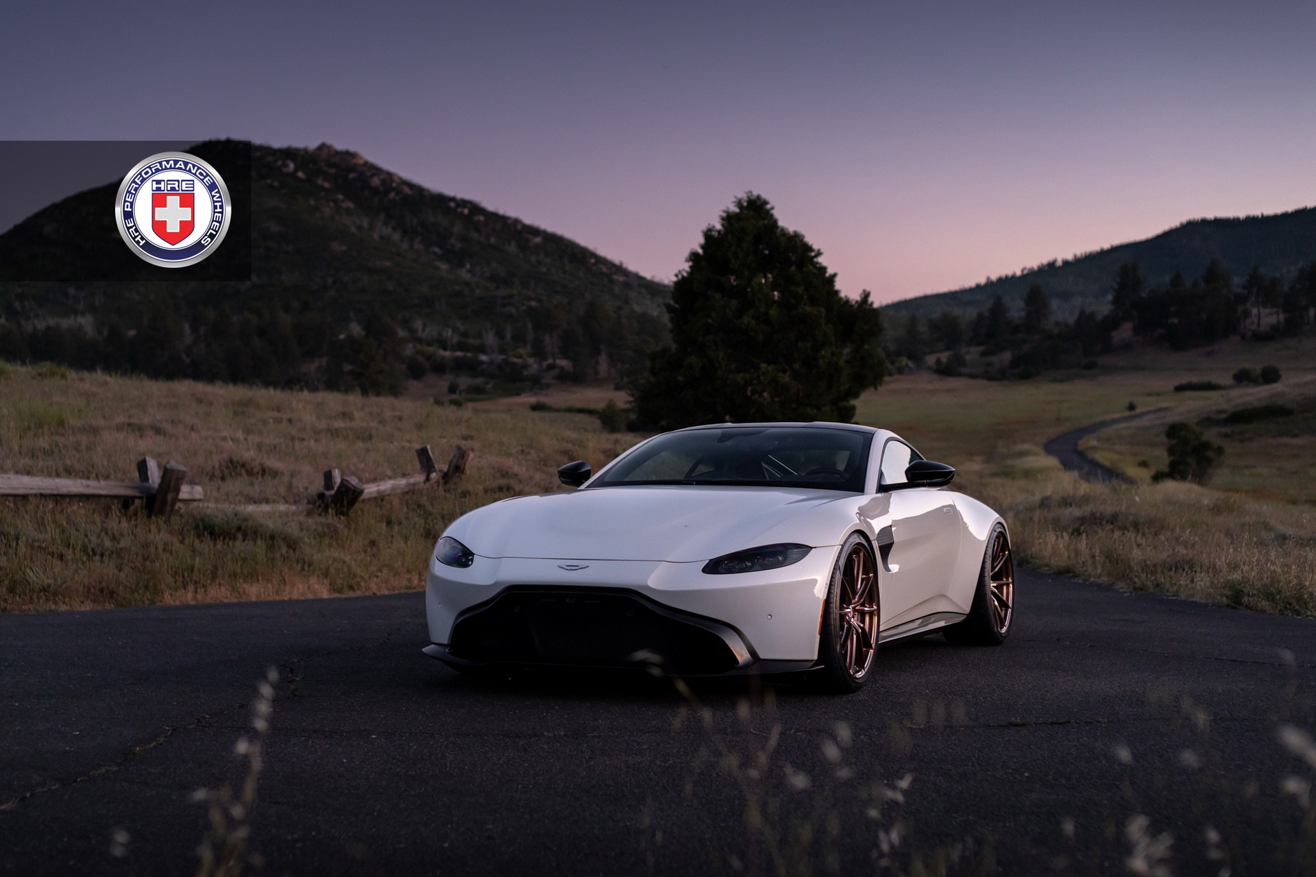 Sun Sets Over Aston Martin Vantage With HRE’s Custom Bronze Rims