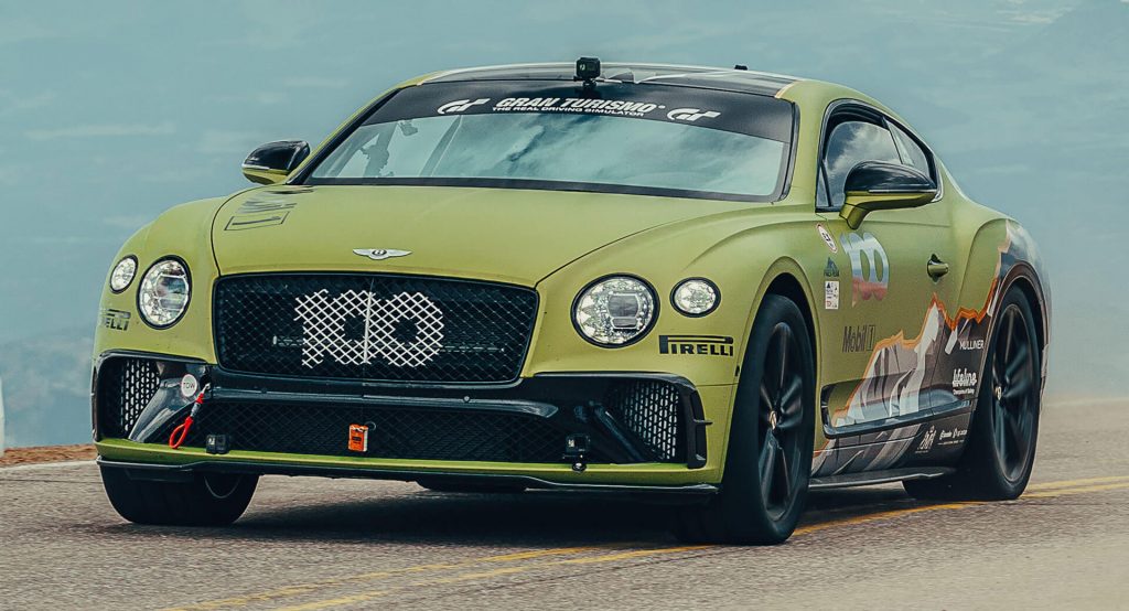  Bentley Continental GT Breaks Pikes Peak World Record For Production Cars