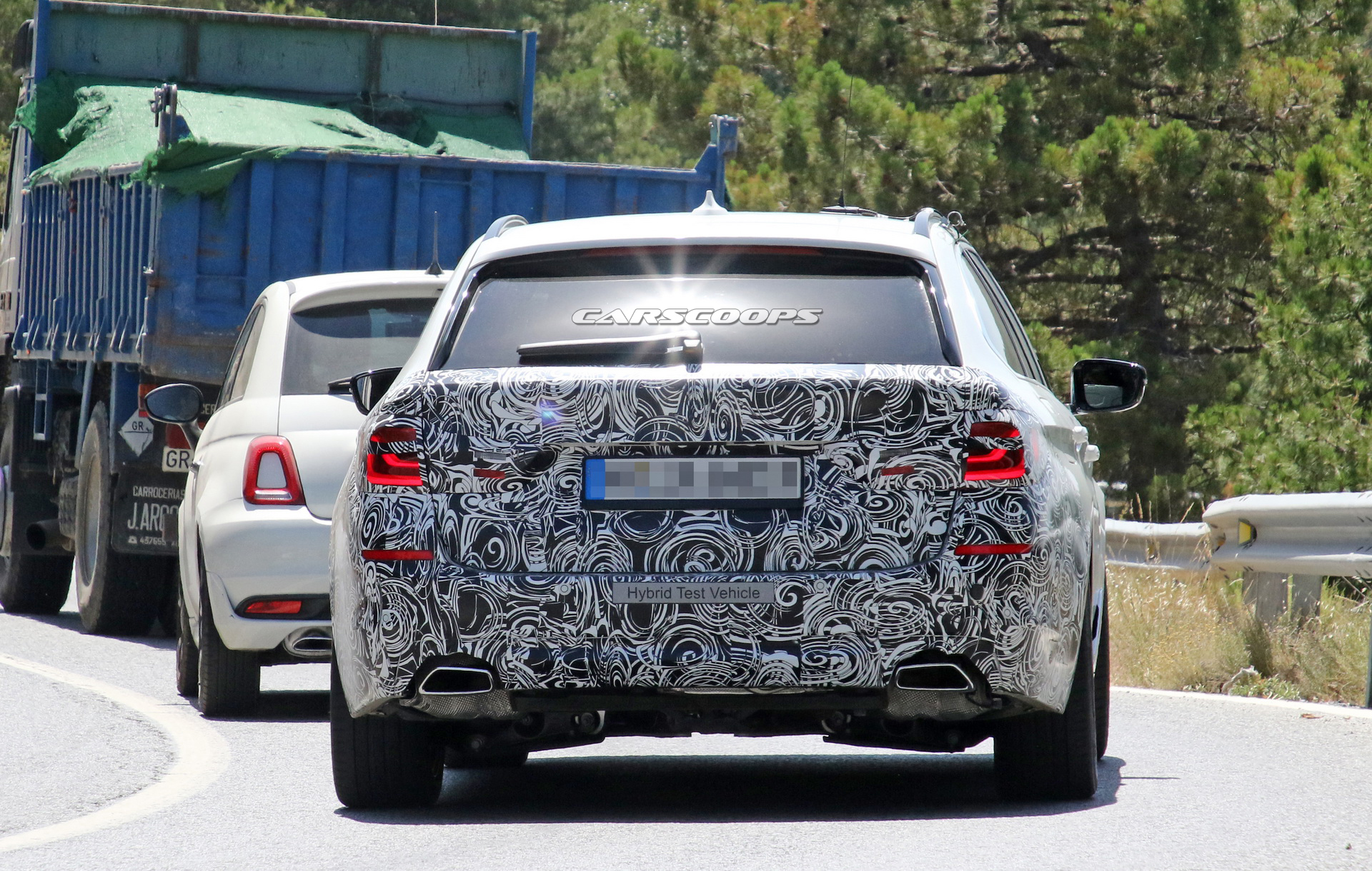 Facelifted 2020 BMW 5-Series Spotted With A Plug-In Hybrid Powertrain