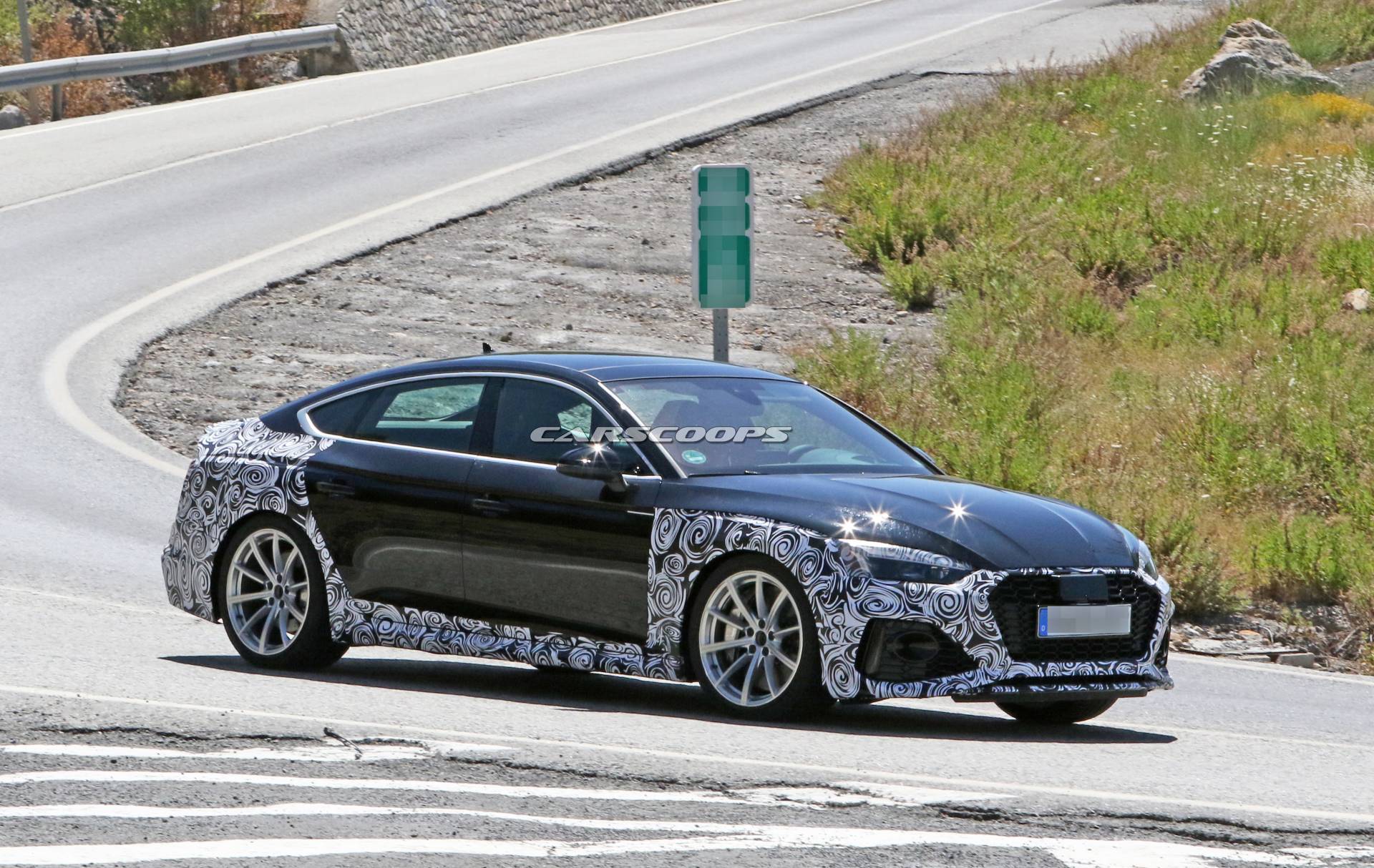 Audi Sport Wastes No Time As Facelifted RS5 Sportback Begins Testing