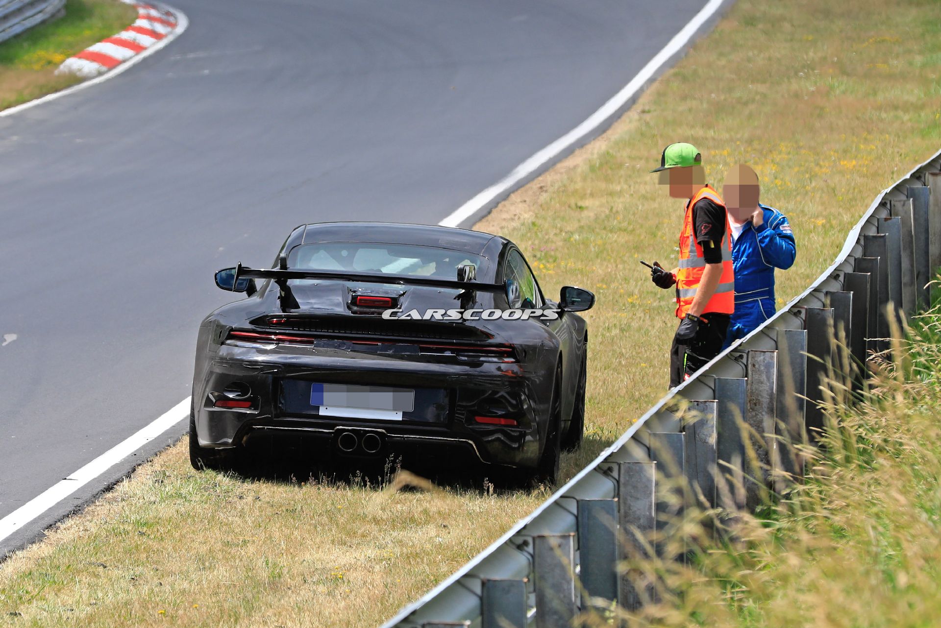 2020 Porsche 911 GT3 Test Car Breaks Down In The Middle Of A ‘Ring Session