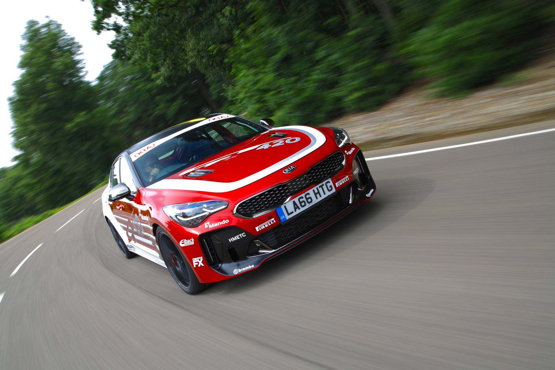 Kia Creates A 422 HP Stinger GT420 “Track Day Monster” After Saving It From The Crusher