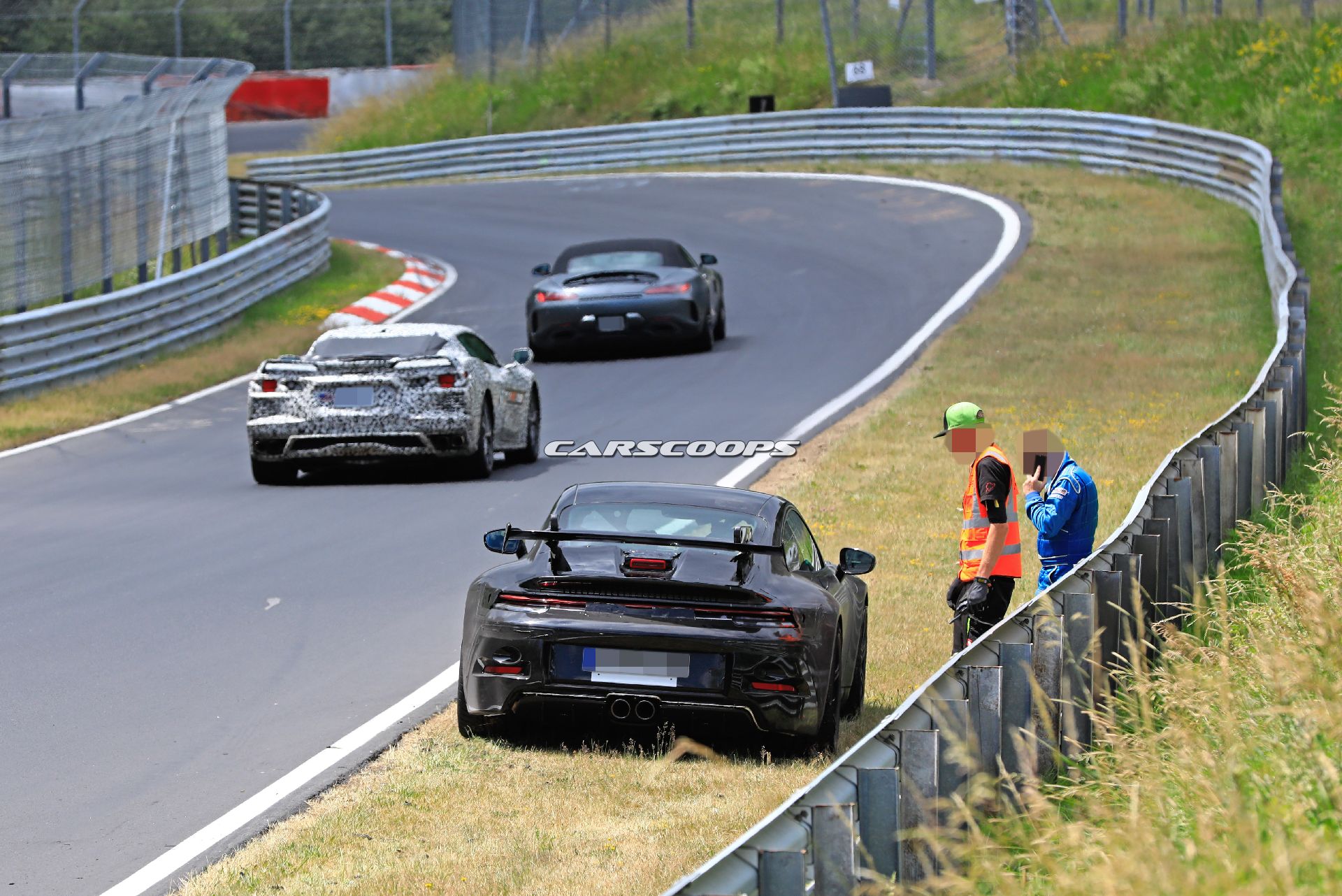 2020 Porsche 911 GT3 Test Car Breaks Down In The Middle Of A ‘Ring Session