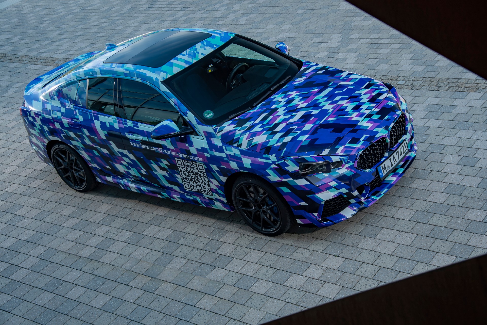 BMW Shows New 2-Series Gran Coupe With Colorful Camo