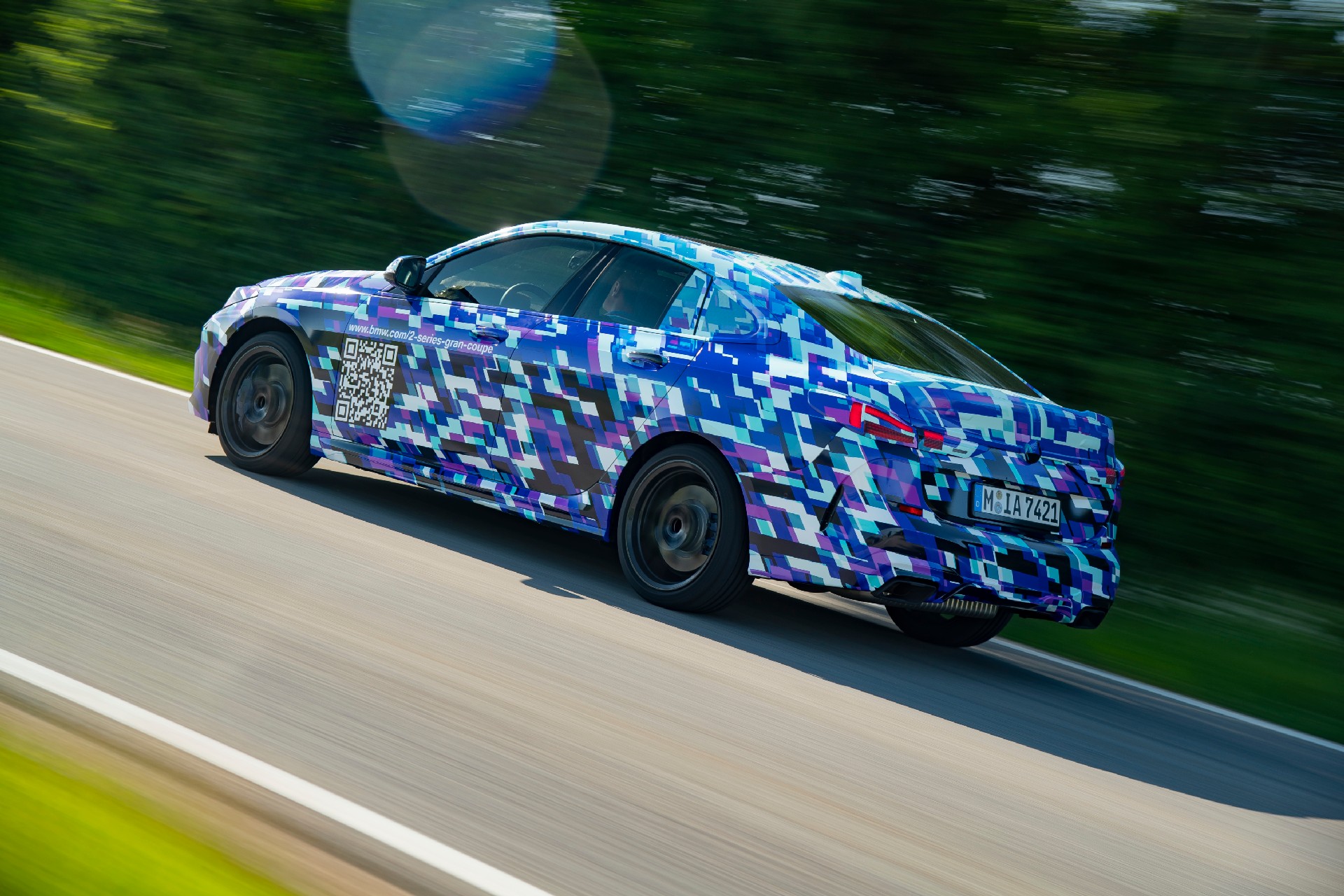 BMW Shows New 2-Series Gran Coupe With Colorful Camo