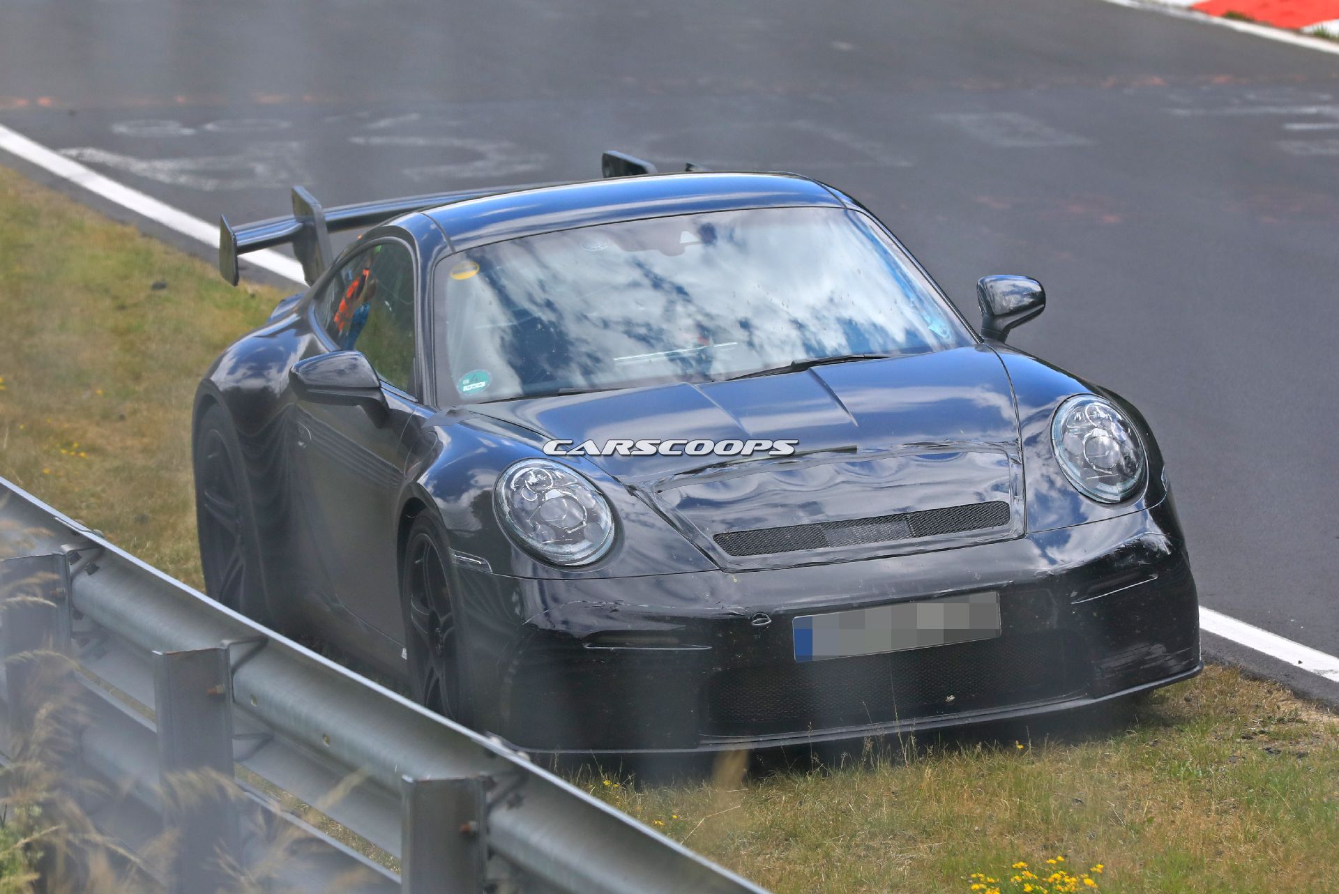 2020 Porsche 911 GT3 Test Car Breaks Down In The Middle Of A ‘Ring Session