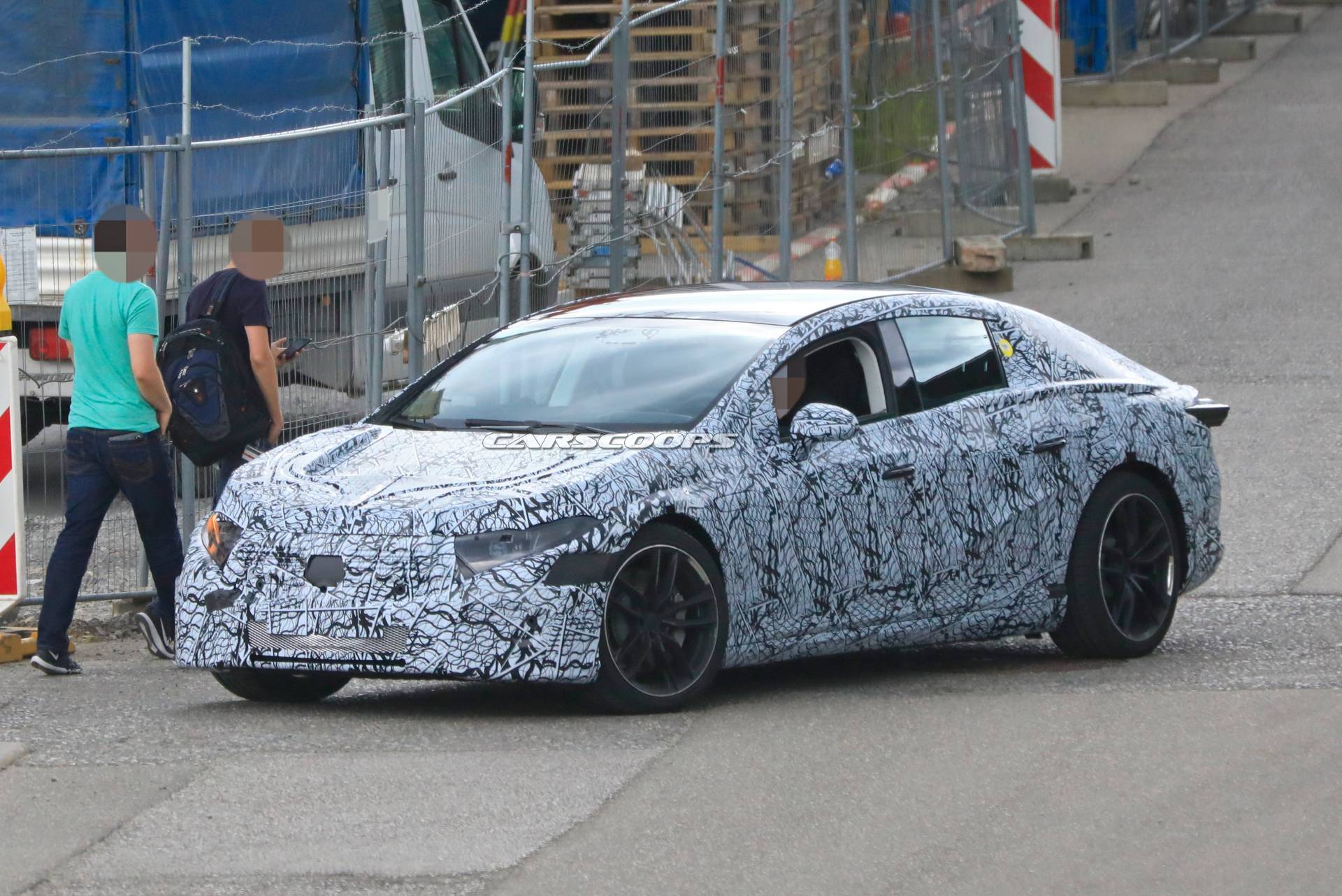 2021 Mercedes EQS Electric Flagship Shows Production Body, Should Porsche Taycan Worry?