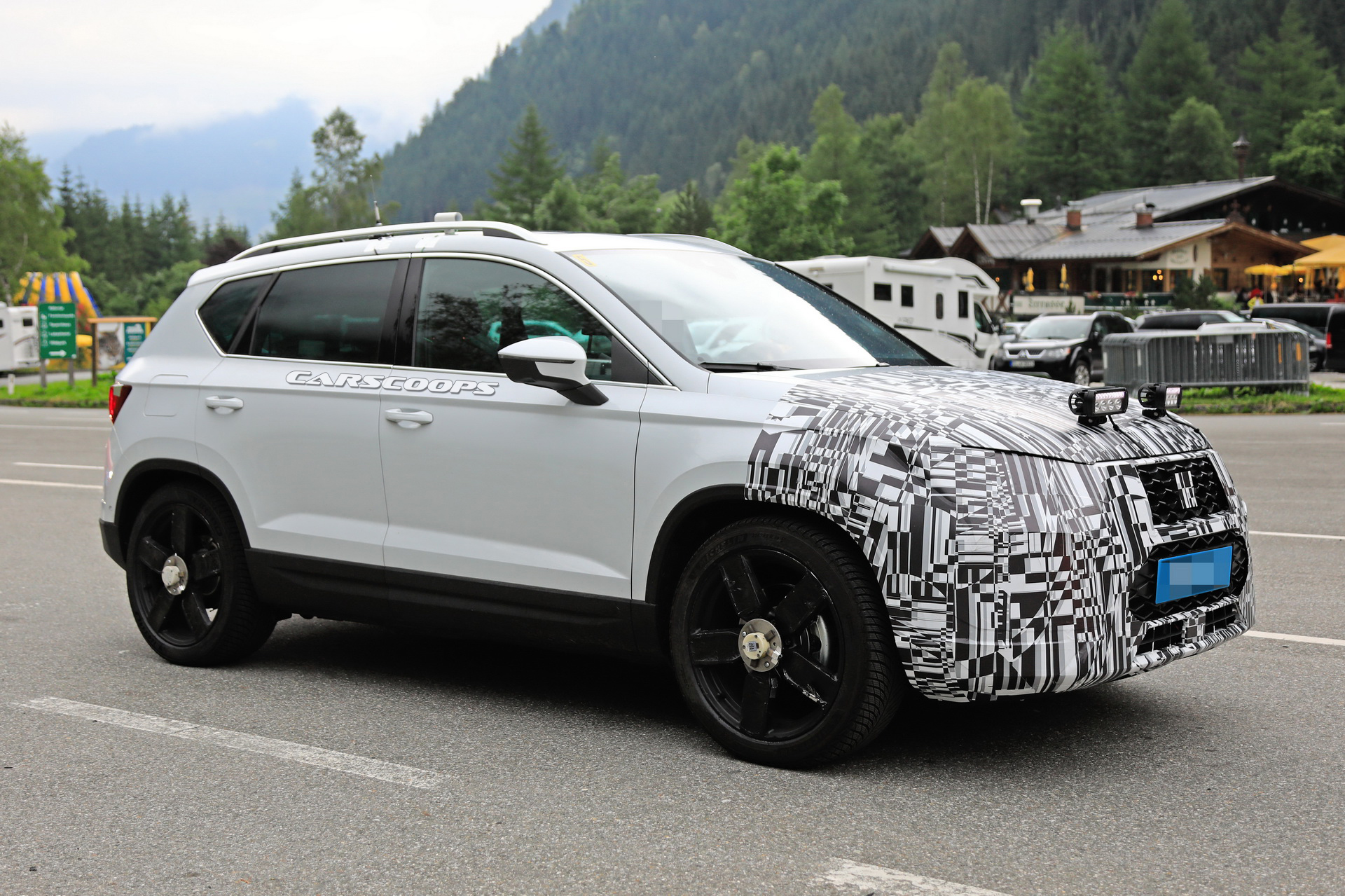 2020 Seat Ateca Facelift Makes Its Spy Debut Hiding A Subtle Design Refresh