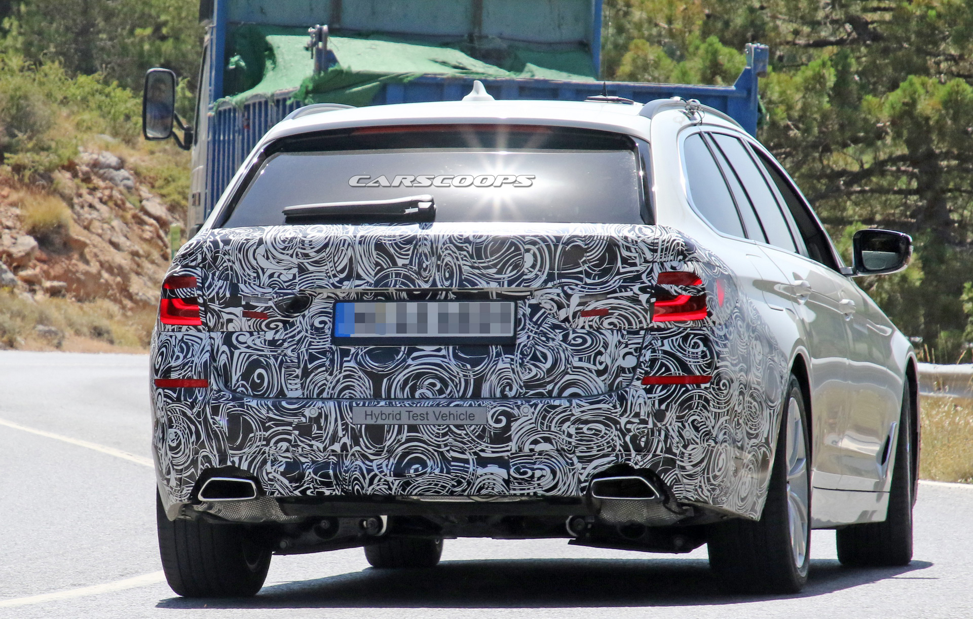 Facelifted 2020 BMW 5-Series Spotted With A Plug-In Hybrid Powertrain